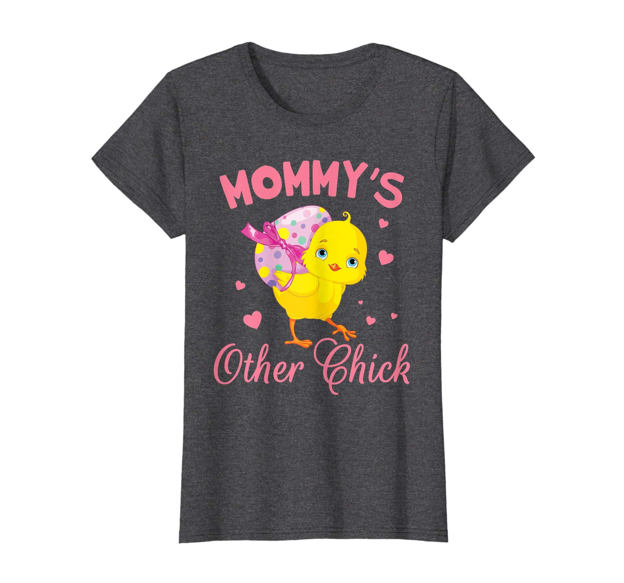 Hearts Chick With Big Easter Egg Shirt Mommy's Other Chick