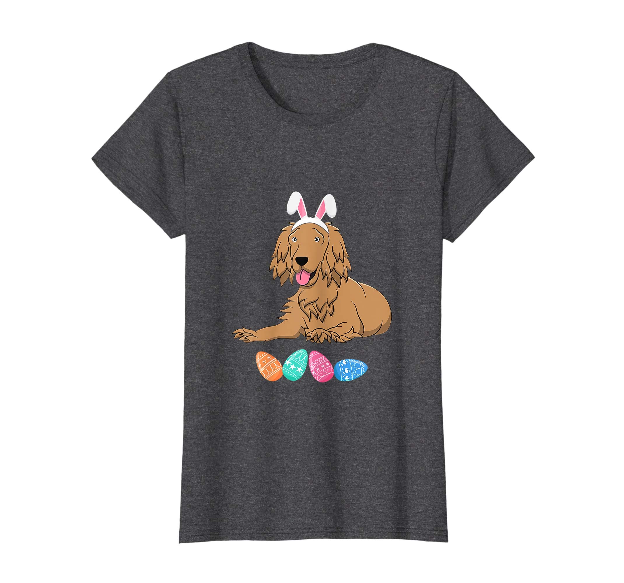 Funny Easter Cocker Spaniel With Bunny Ears And Eggs T Shirt