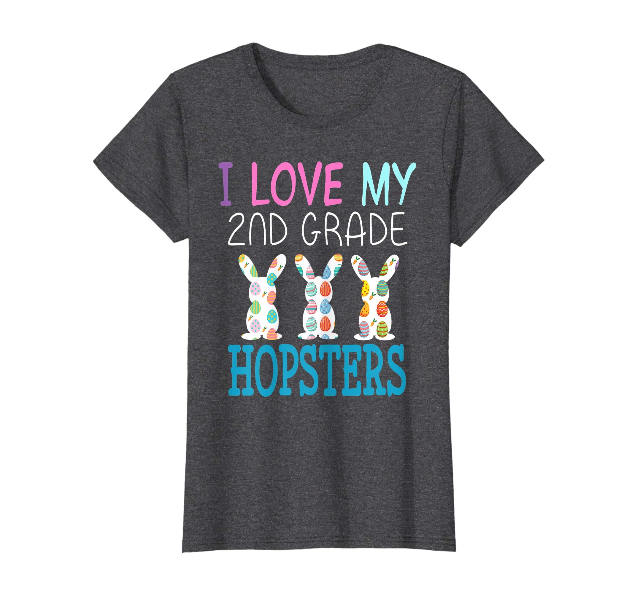 Easter 2nd Grade Teacher Shirt Gift Easter T-Shirt Women
