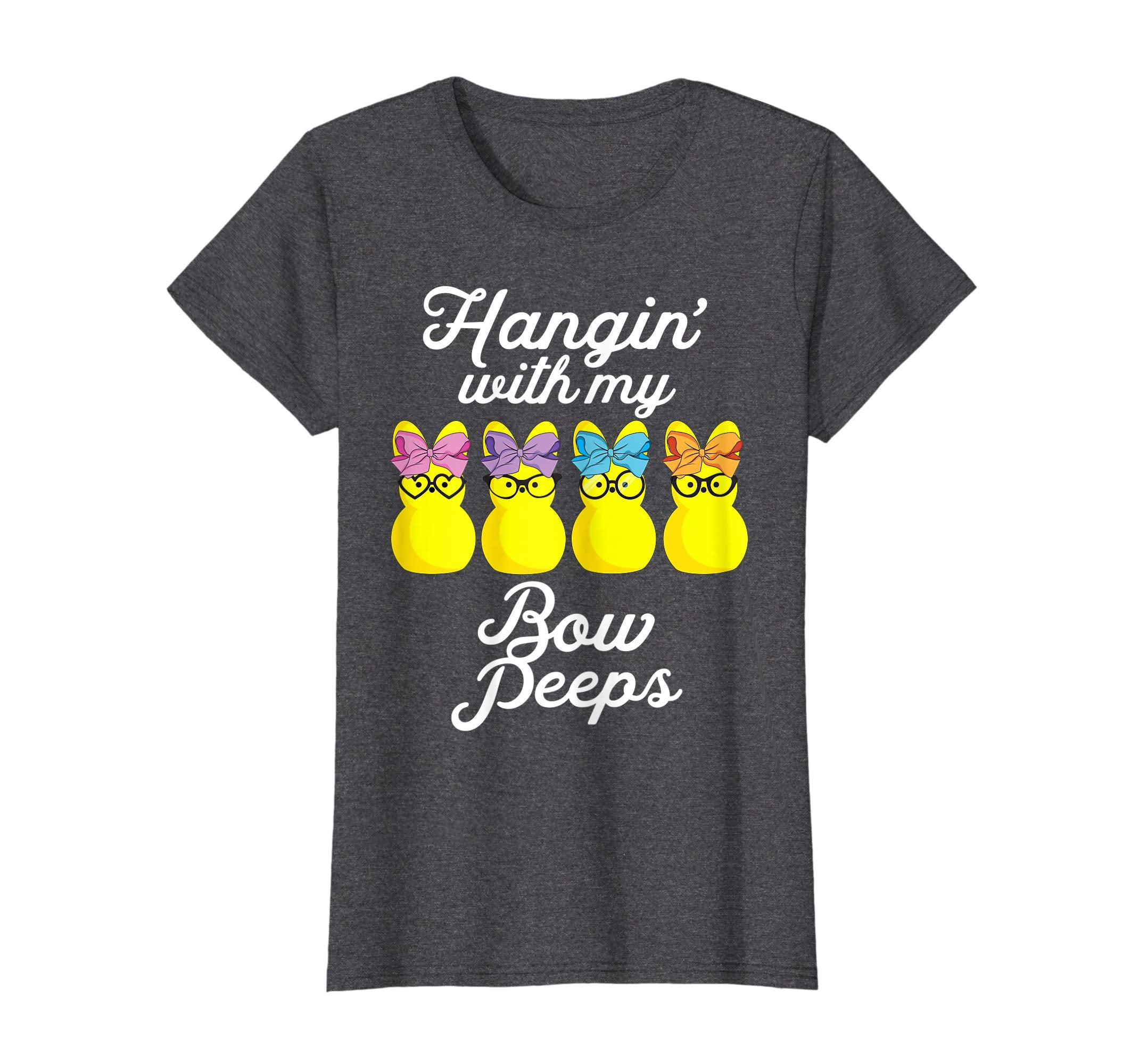 Hanging with my Bow Peeps Shirt Cute Girls Easter Egg tshirt