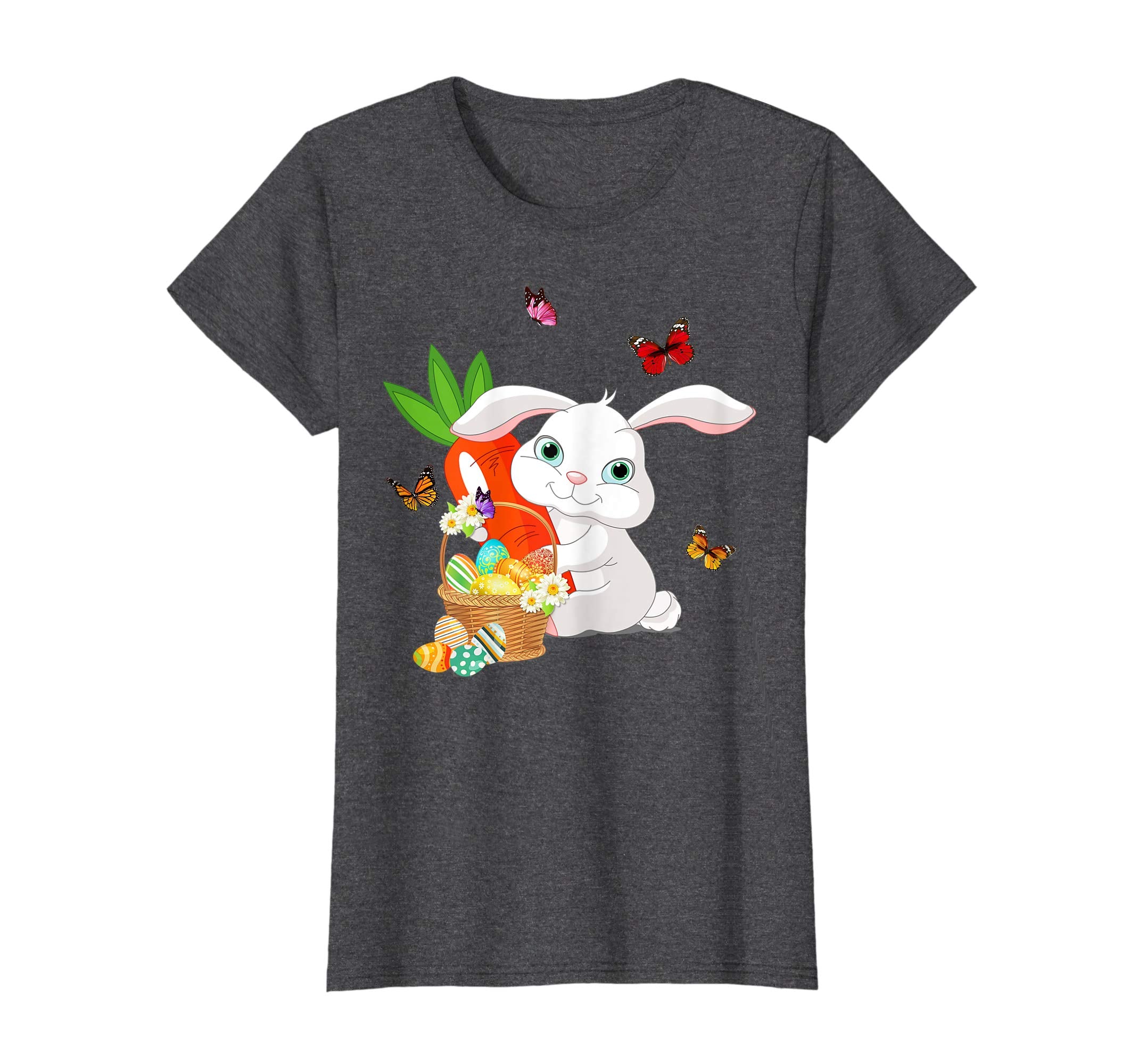 Rabbit Bunny Hat Rabbit Easter Eggs Shirt Happy Ea