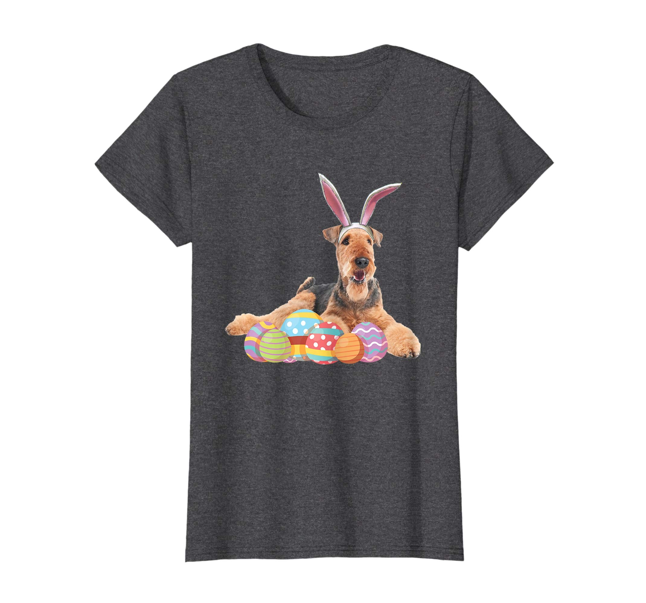 Easter Shirt Airedale Terrier Funny Bunny Ears &amp; Eggs Gift