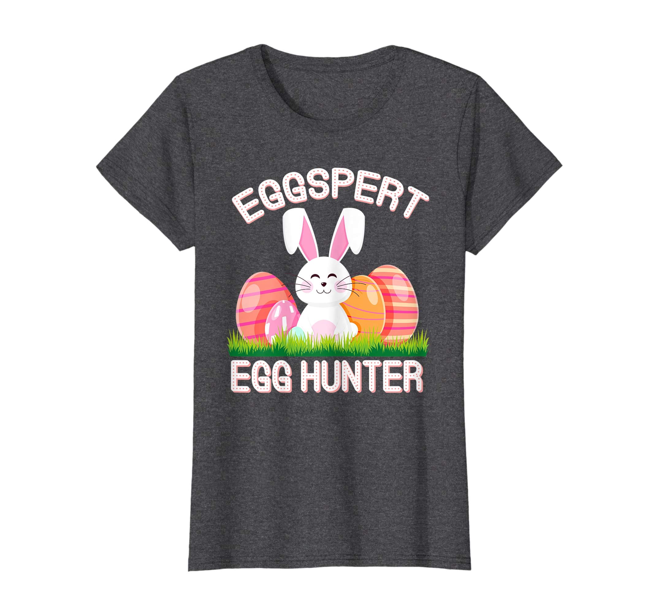 Eggspert Egg Hunter Easter TShirt Boys Girls Cool Bunny