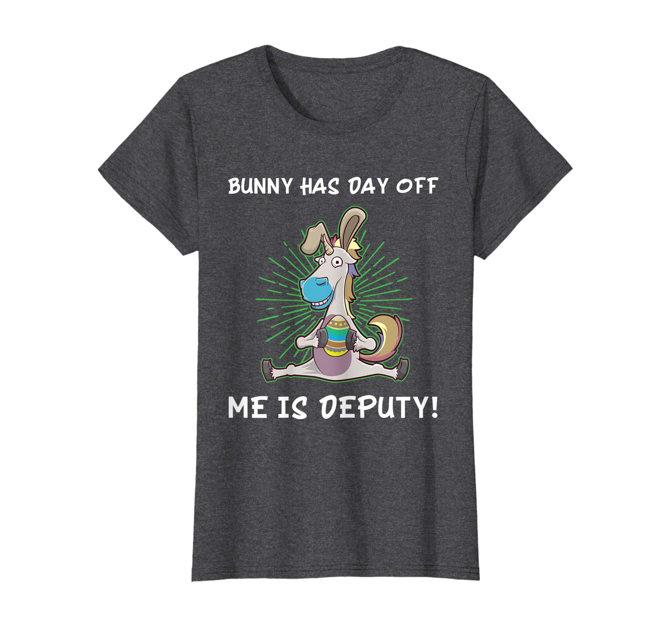 Kids Unicorn Easter Bunny Deputy T Shirt Gift Idea Boy Girl