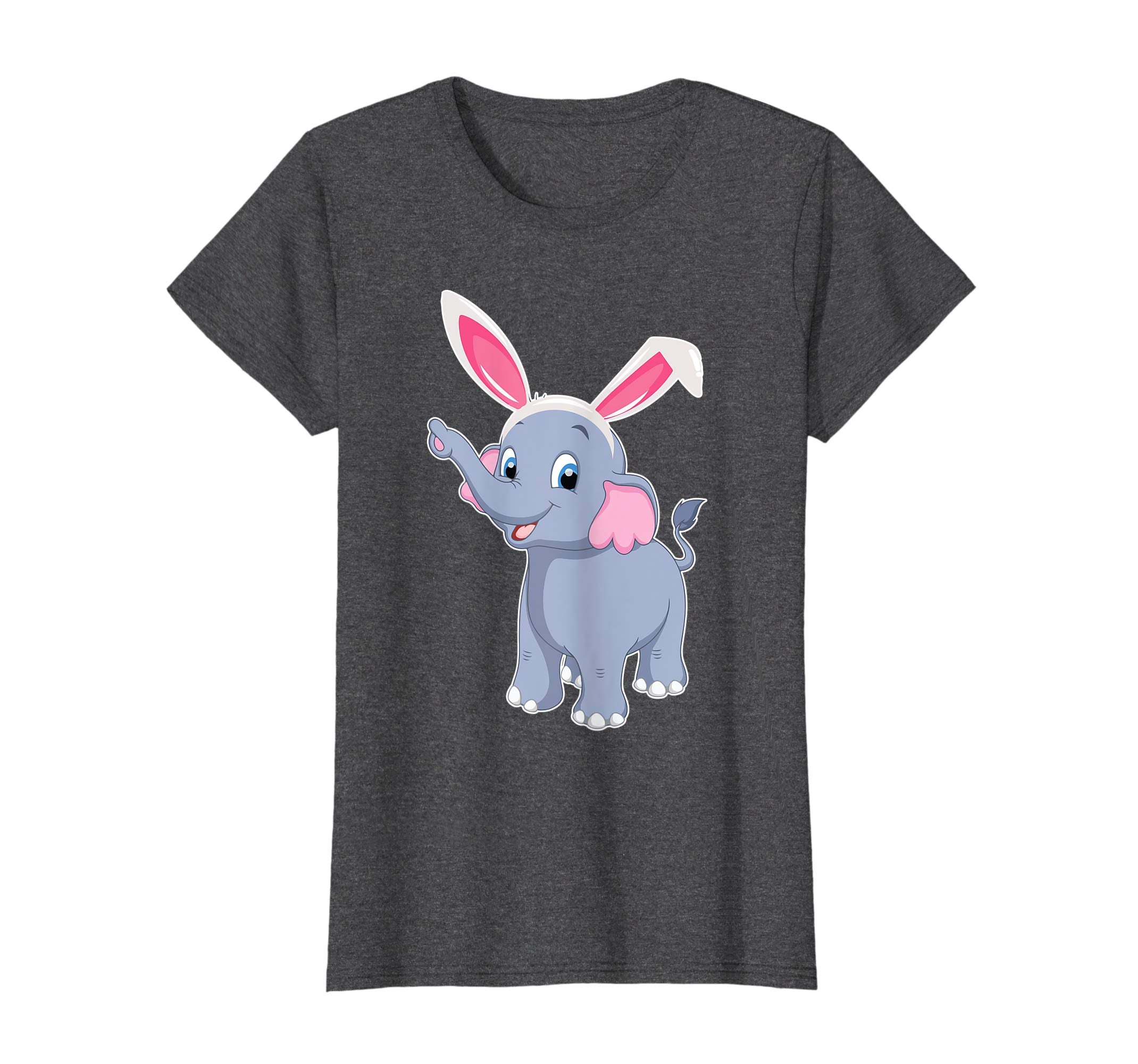 Elephant With Bunny Rabbit Hat Happy Easter Day Shirt