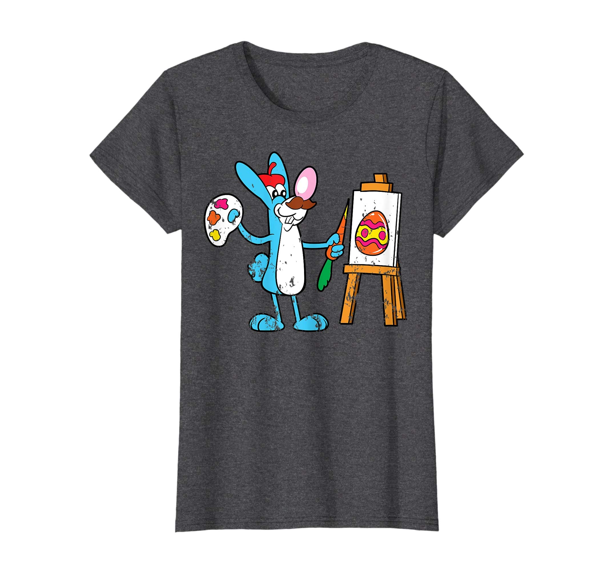 Retro Vintage Grunge Funny Cute Easter Bunny Egg Fun T-Shirt