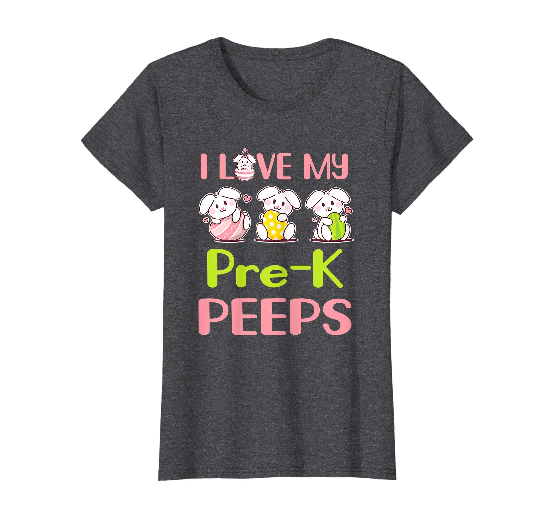 I Love My Pre-K Peeps Happy Easter Teacher Shirt
