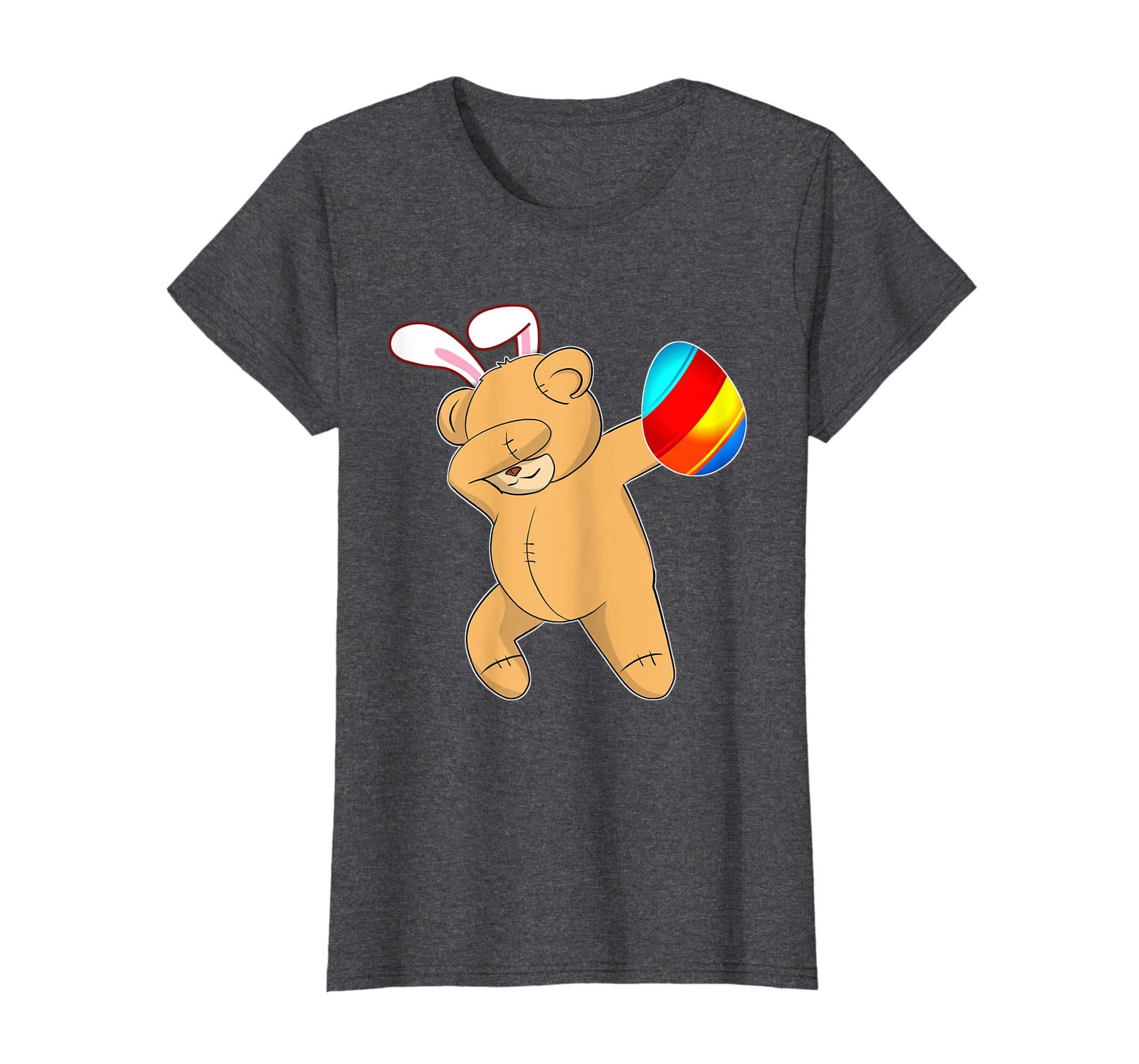 Easter Bunny Dabbing Teddy Bear Tshirt Egg Ears Gift