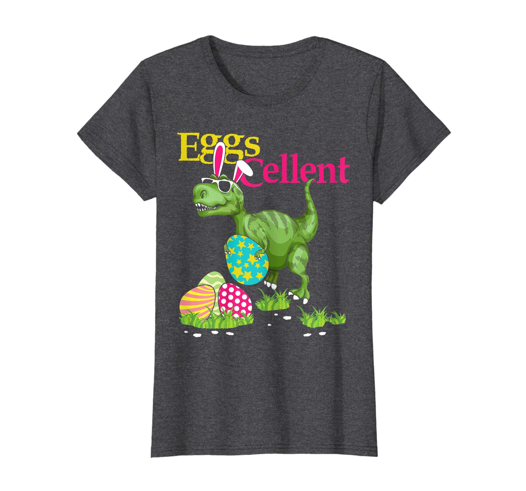 Easter Bunny Dinosaur T-shirt T-rex Boys Kids Eggs Cellent