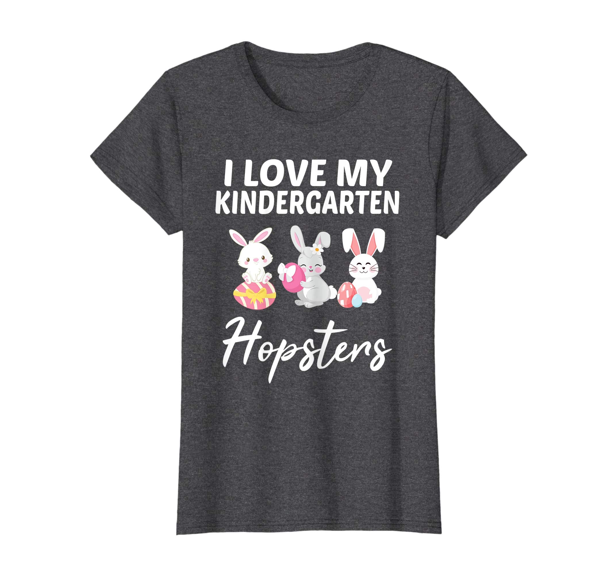 I Love My Kindergarten Hopsters Easter Teacher Shirt