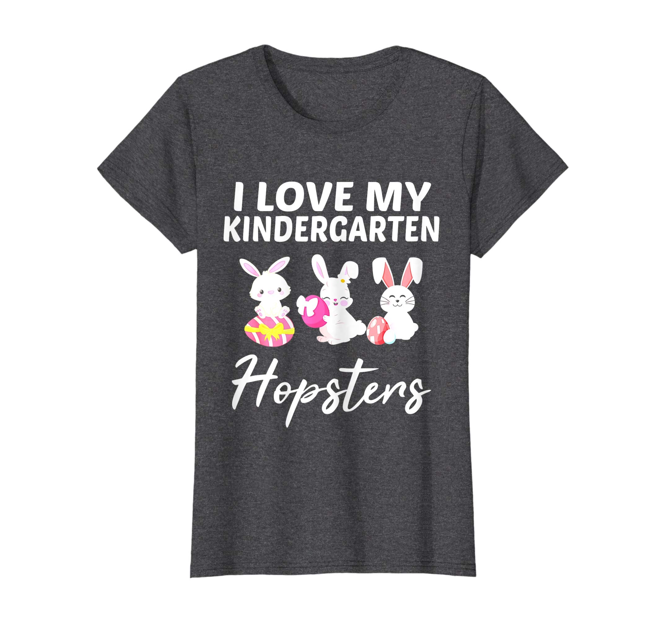 I Love My Kindergarten Hopsters Easter Teacher Shirt