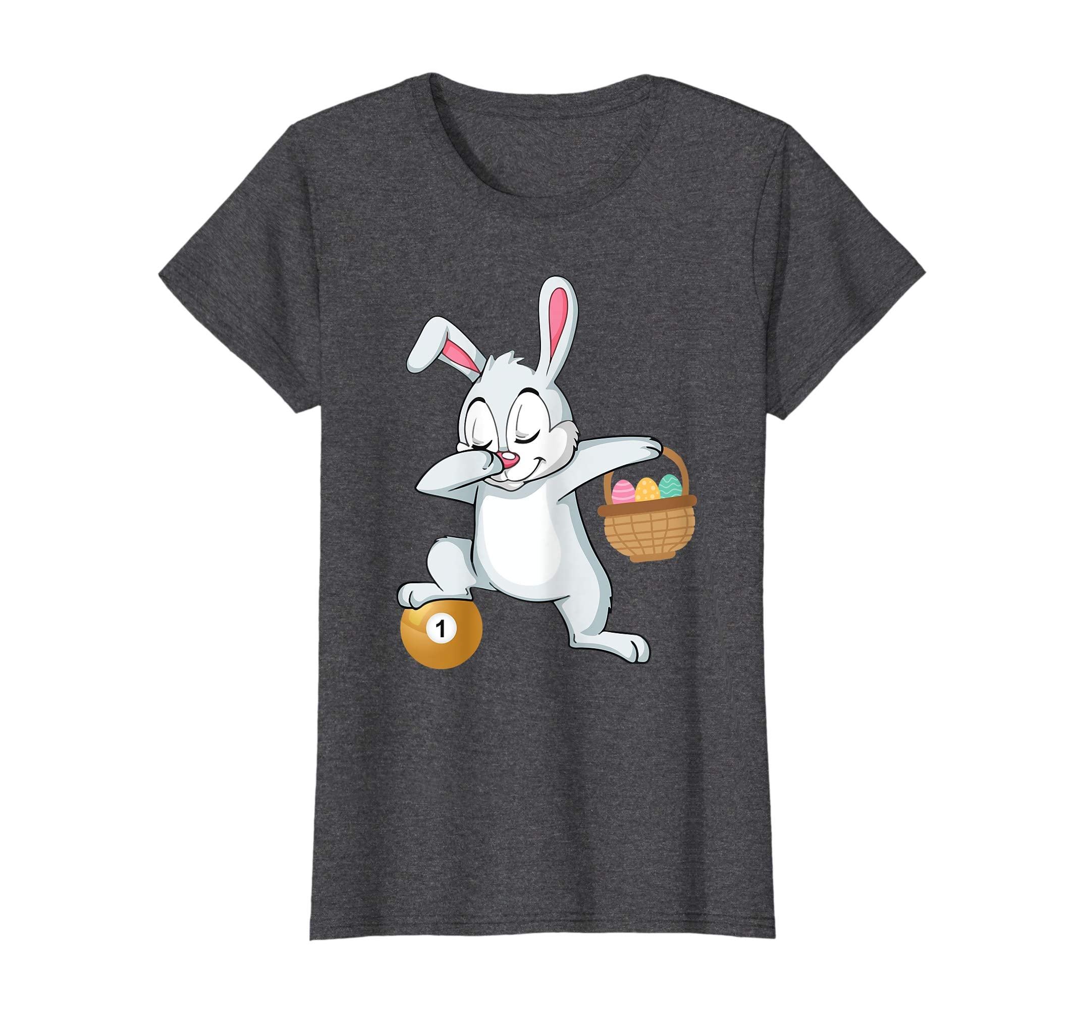 Bunny Rabbit With Easter Eggs Dabbing Playing Pool Shirt