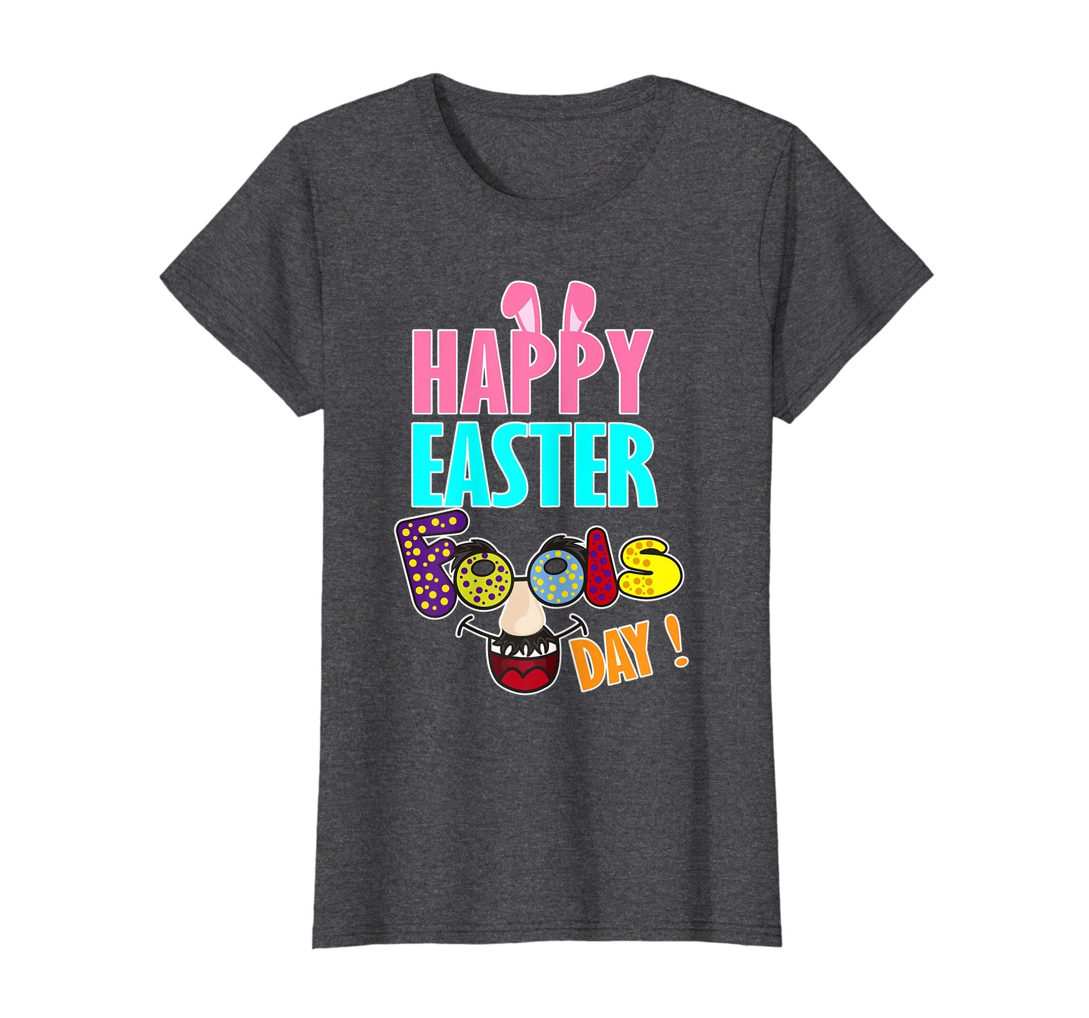 Bunny Ears Emotion Face Happy Easter Fools Day Shirt