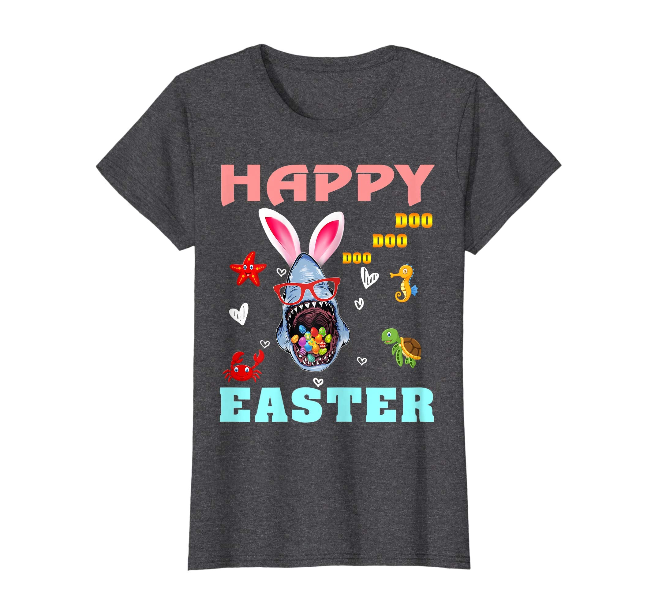 Shark Doo Doo Doo Happy Easter Day T Shirt