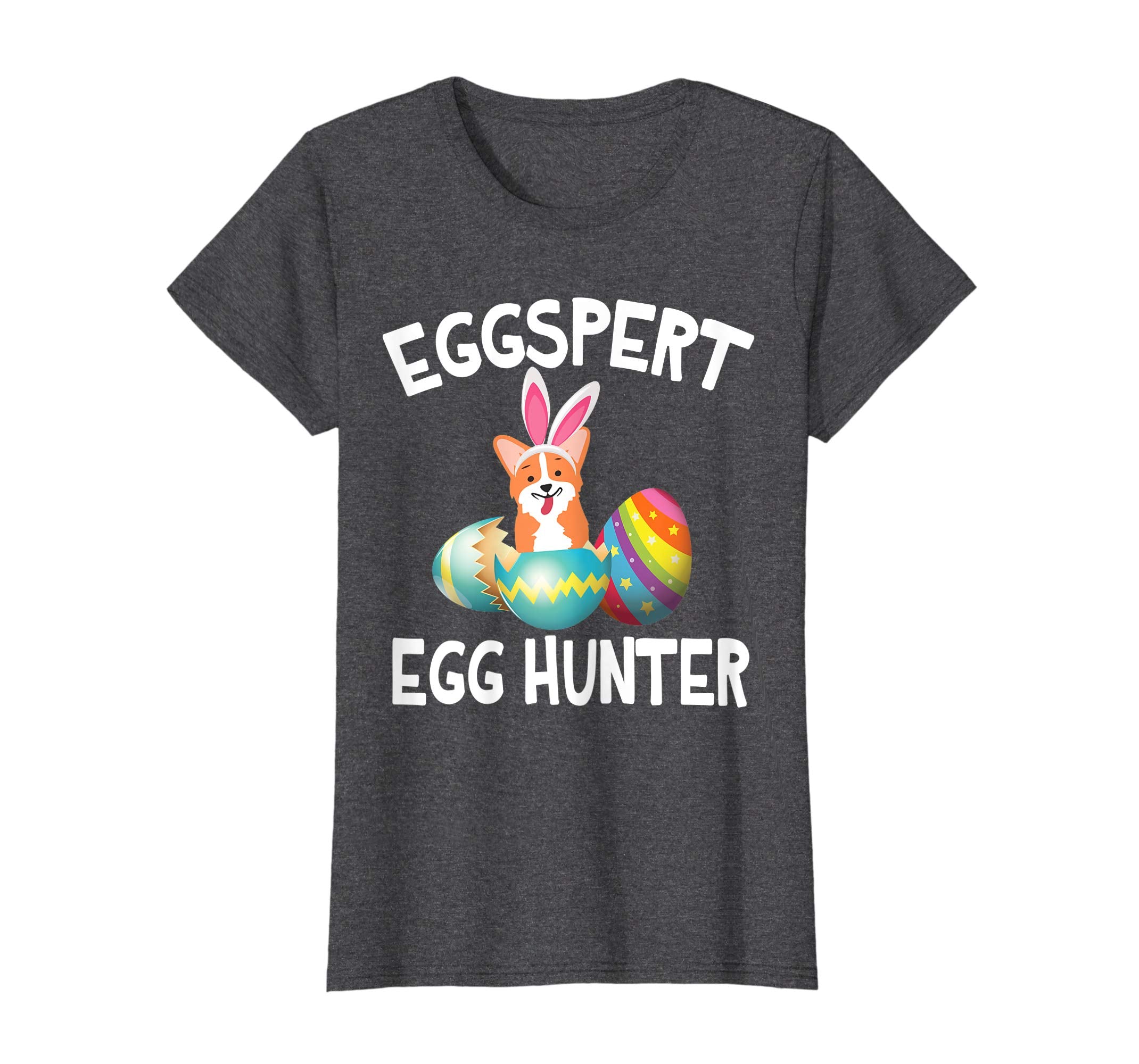 Corgi Bunny Dog Opening Easter Egg Eggspert Egg Hunter Shirt