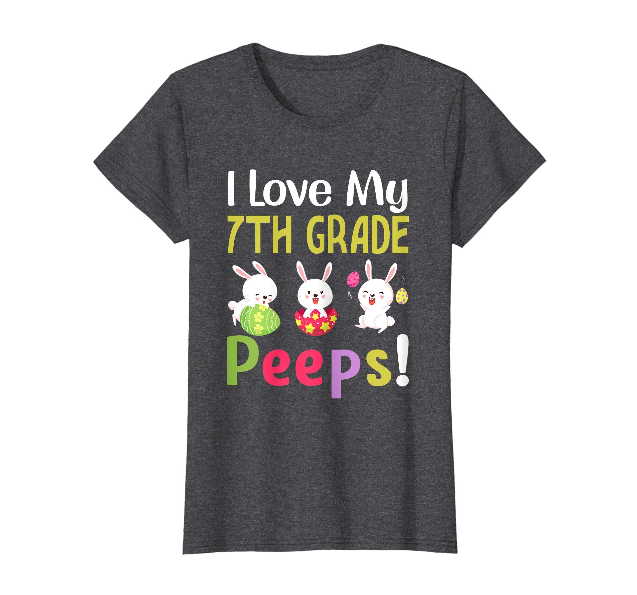 I Love My 7Th Grade Peeps Happy Easter Teacher Tshirt