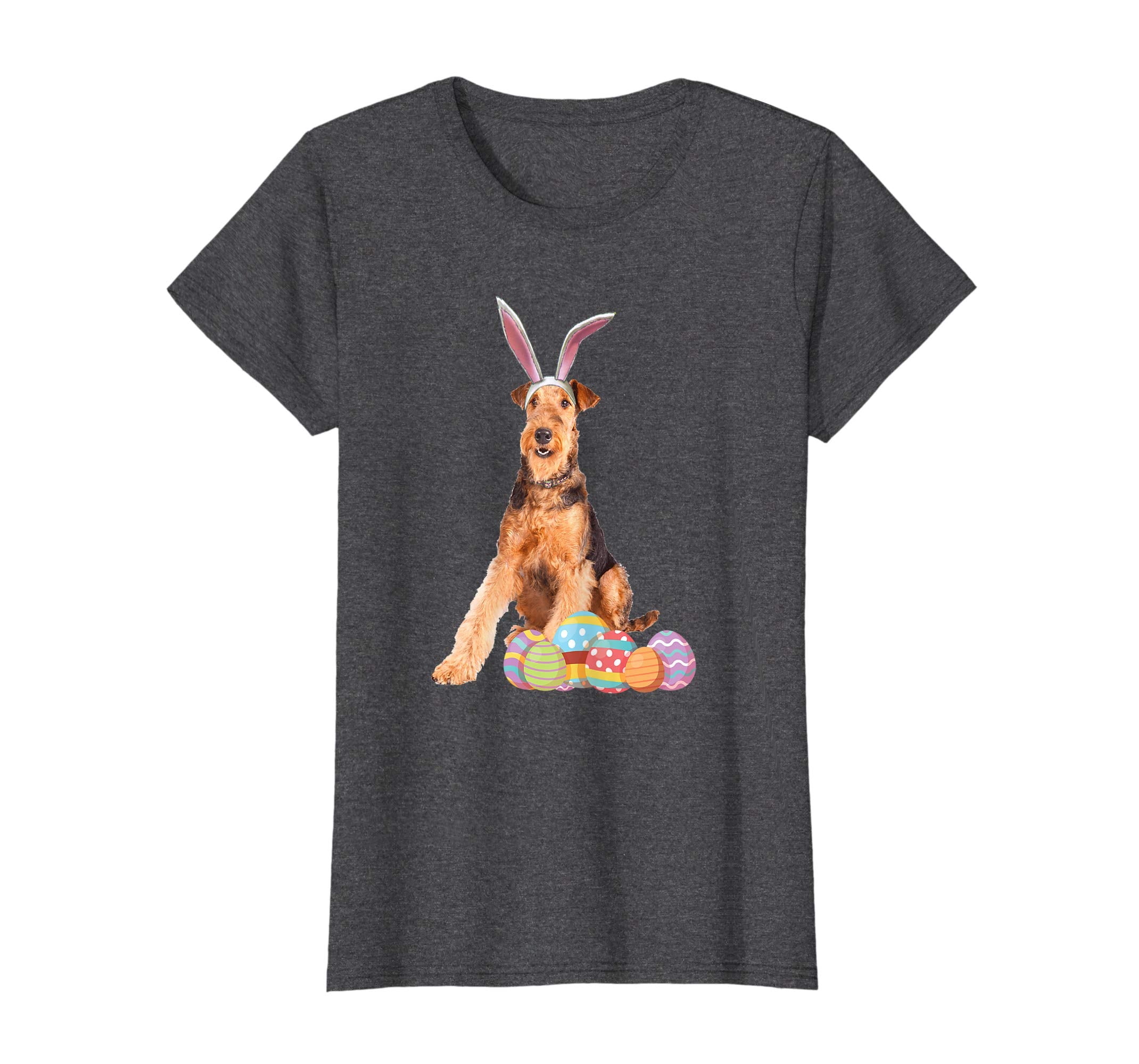 Easter Shirt Airedale Terrier Funny Bunny Ears &amp; Eggs Gift