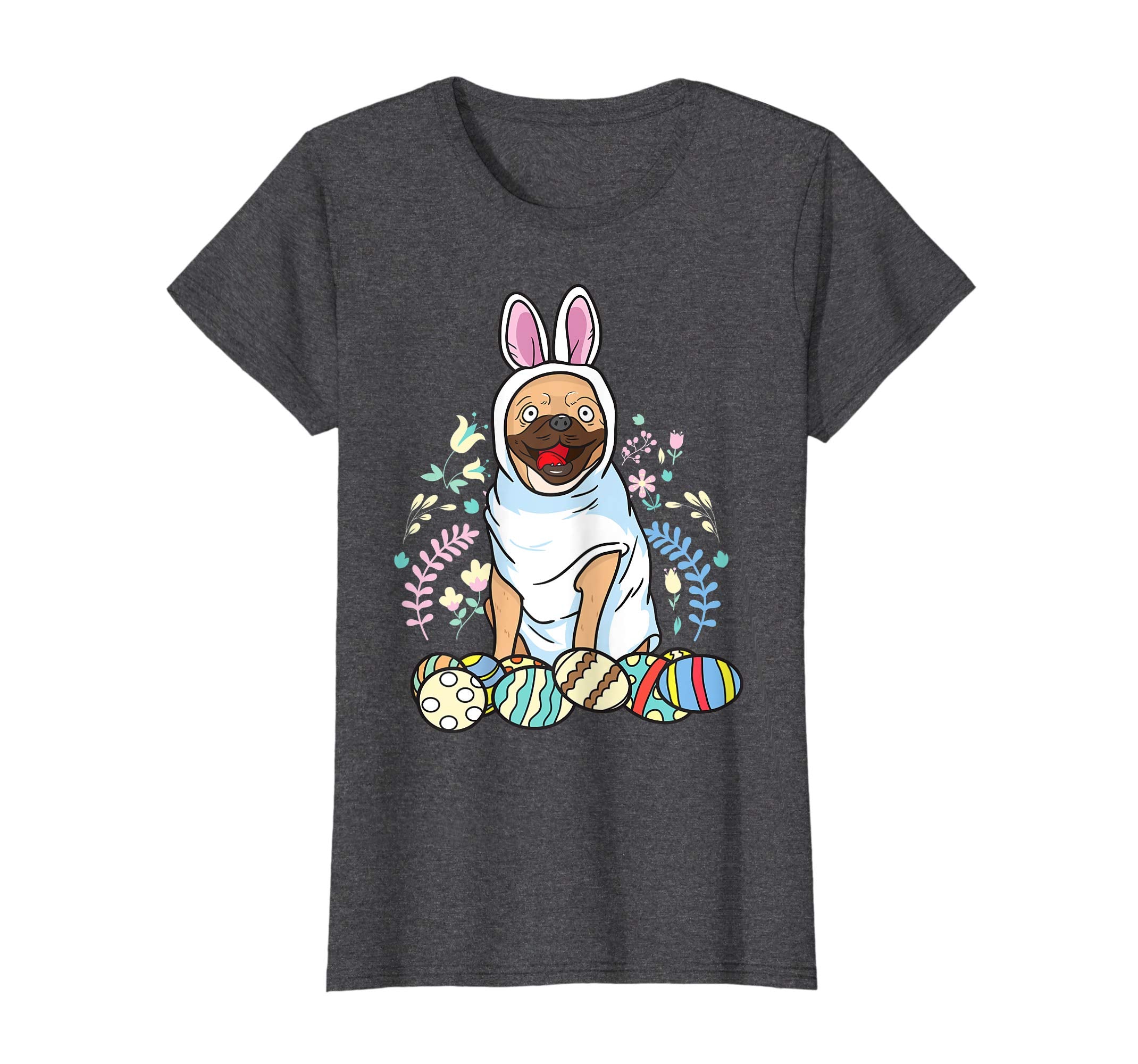 Bunny Easter Shirt Pug Shirt Cool Dog T-Shirt