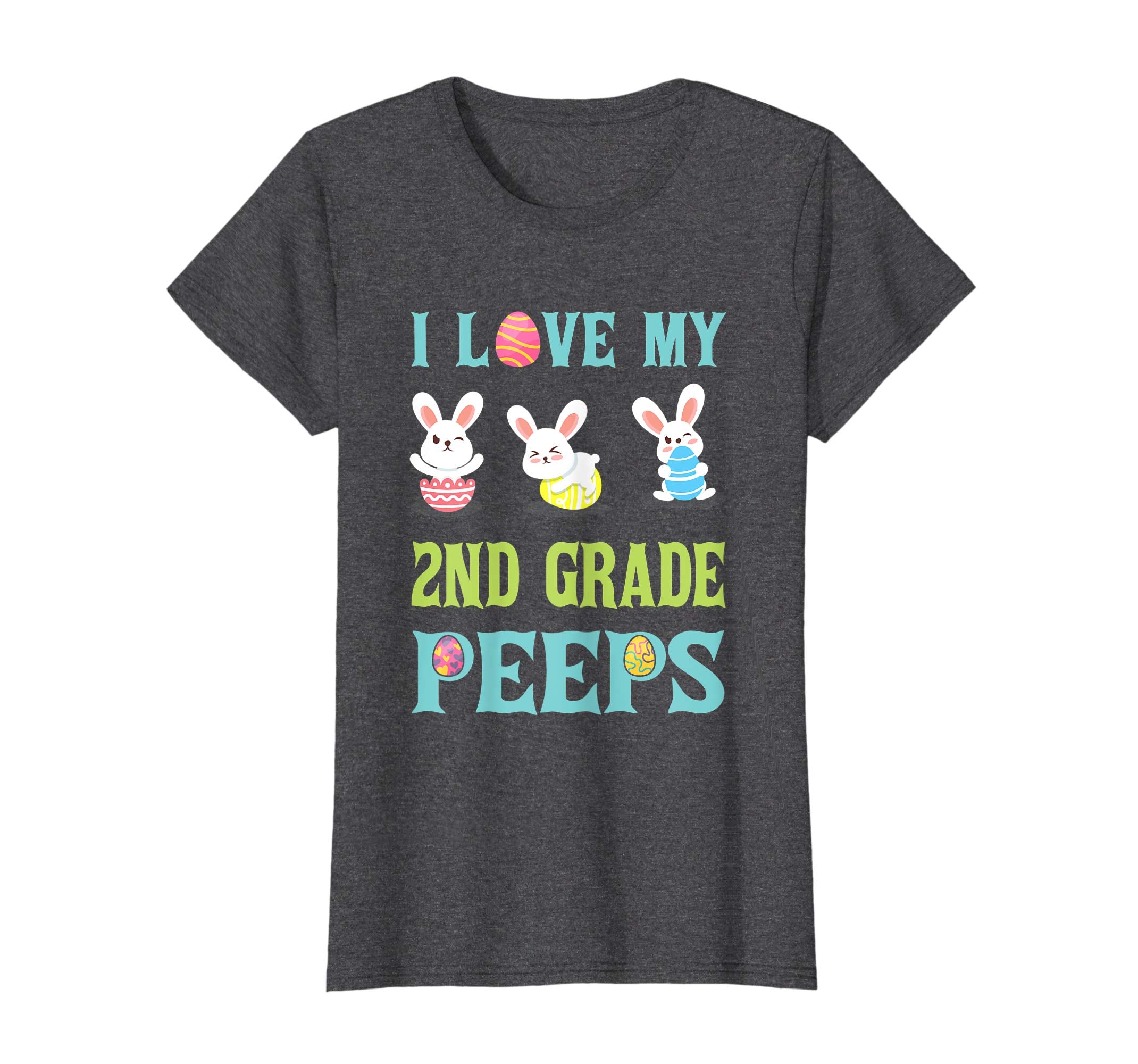 I Love My 2Nd Grade Peeps Happy Easter Teacher Shirt