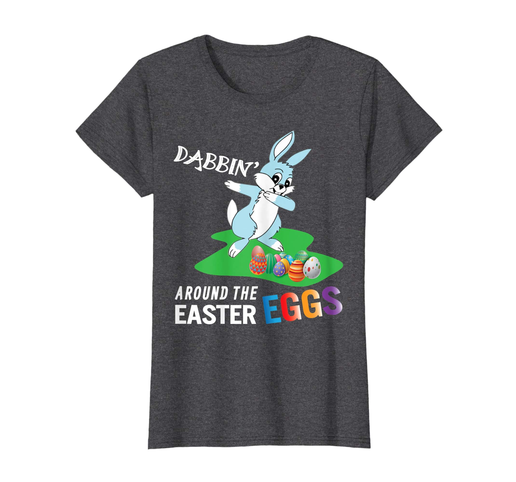 Blue Bunny Rabbit Dab Dabbin' Around The Easter Eggs Shirt