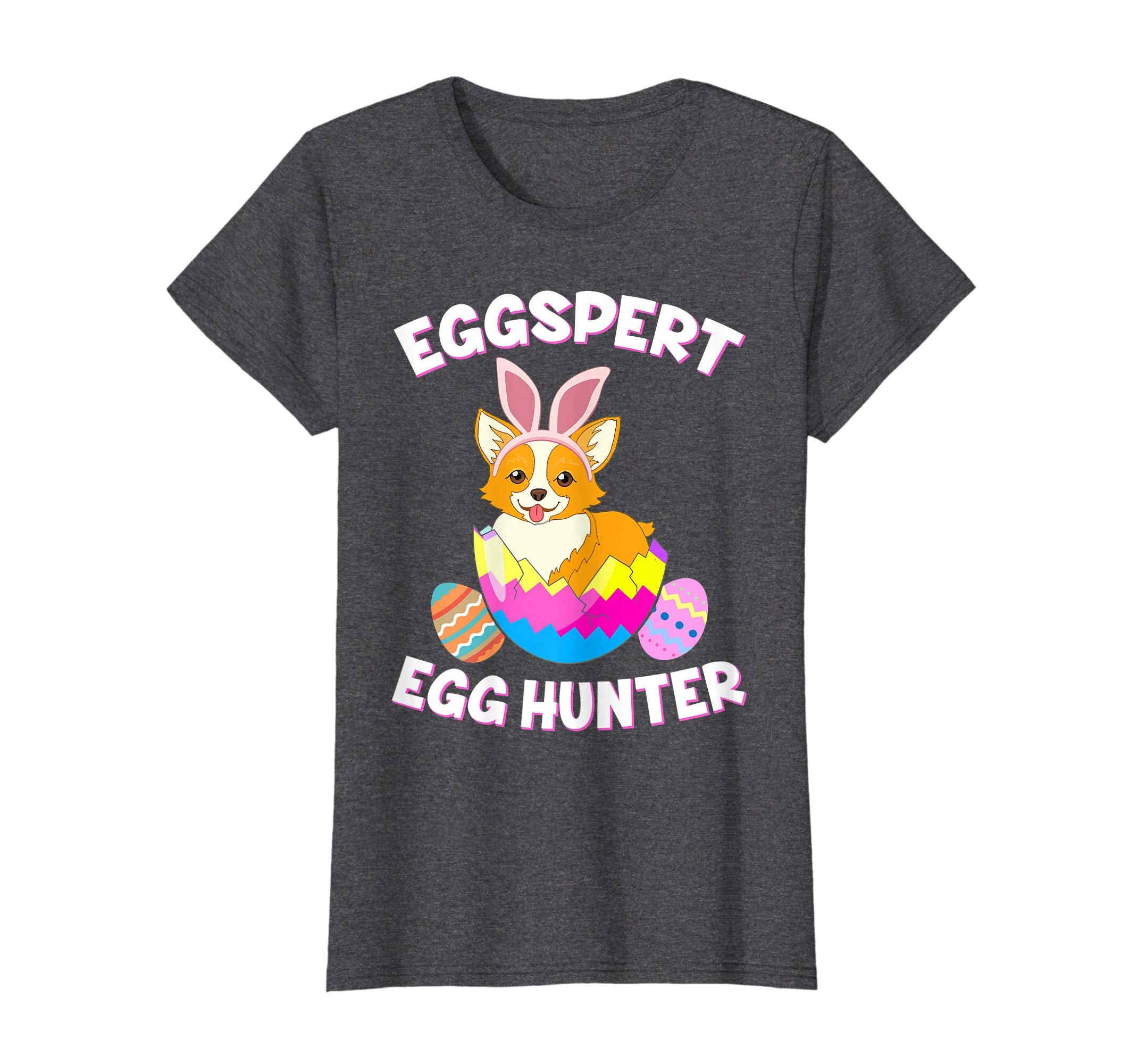 Eggspert Egg Hunter Easter Funny Corgi T Shirt