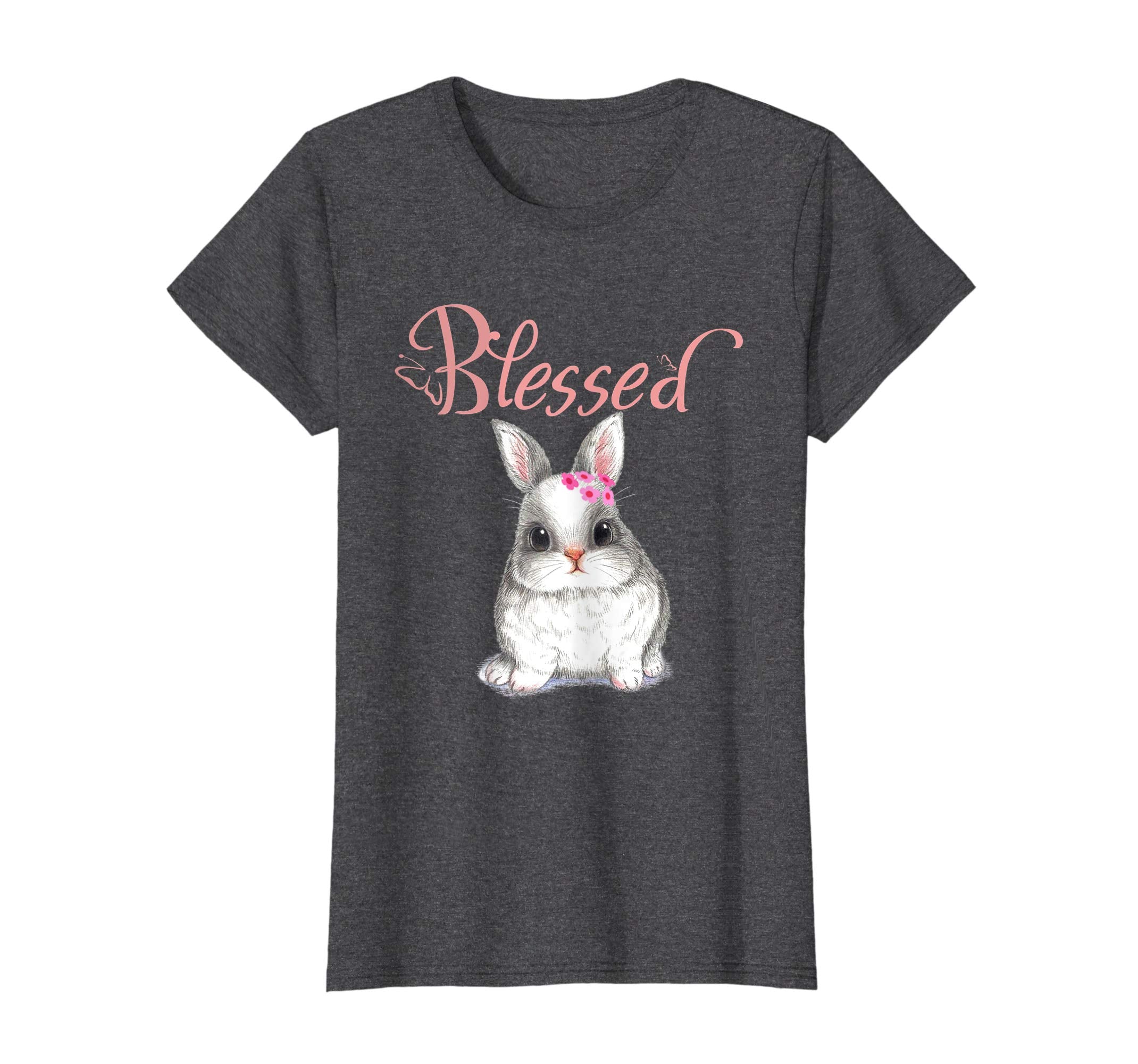 Blessed Bunny Rabbit Spring Easter Flower Shirt