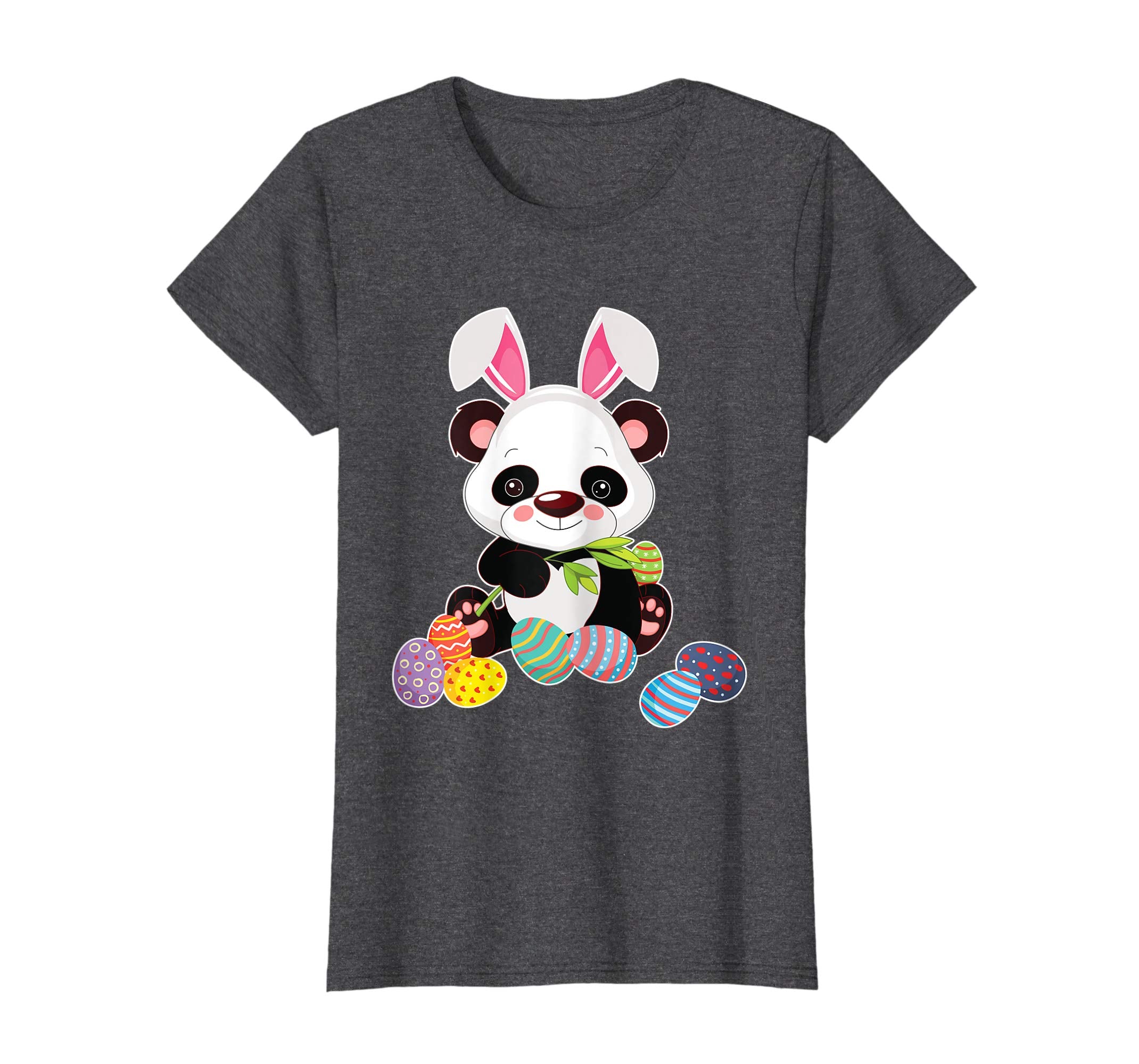 Panda With Bunny Rabbit Hat Easter Eggs Happy Day Shirt