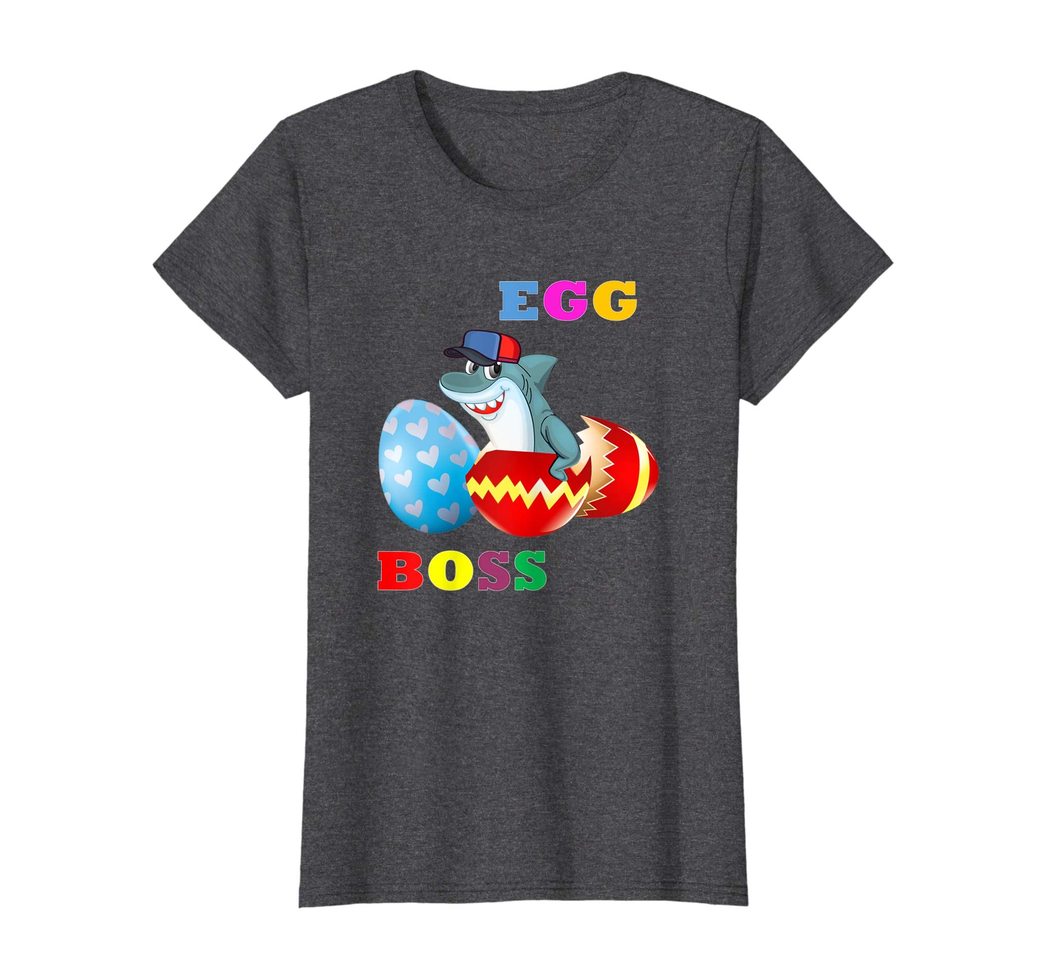 Easter Shark Shirt For Kids Boys Girls Cute Easter Shark Egg