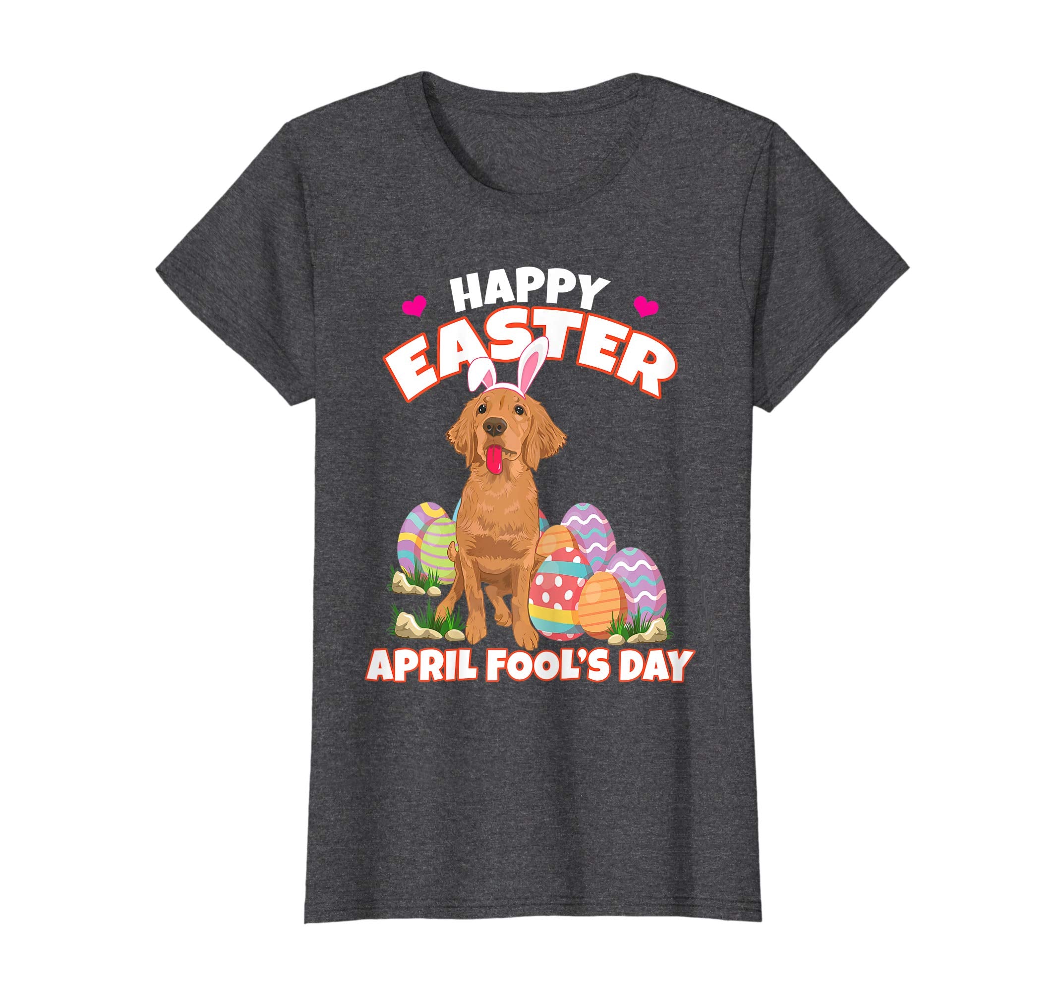 Happy Easter April Fool's Day Funny Golden Retriever T Shirt
