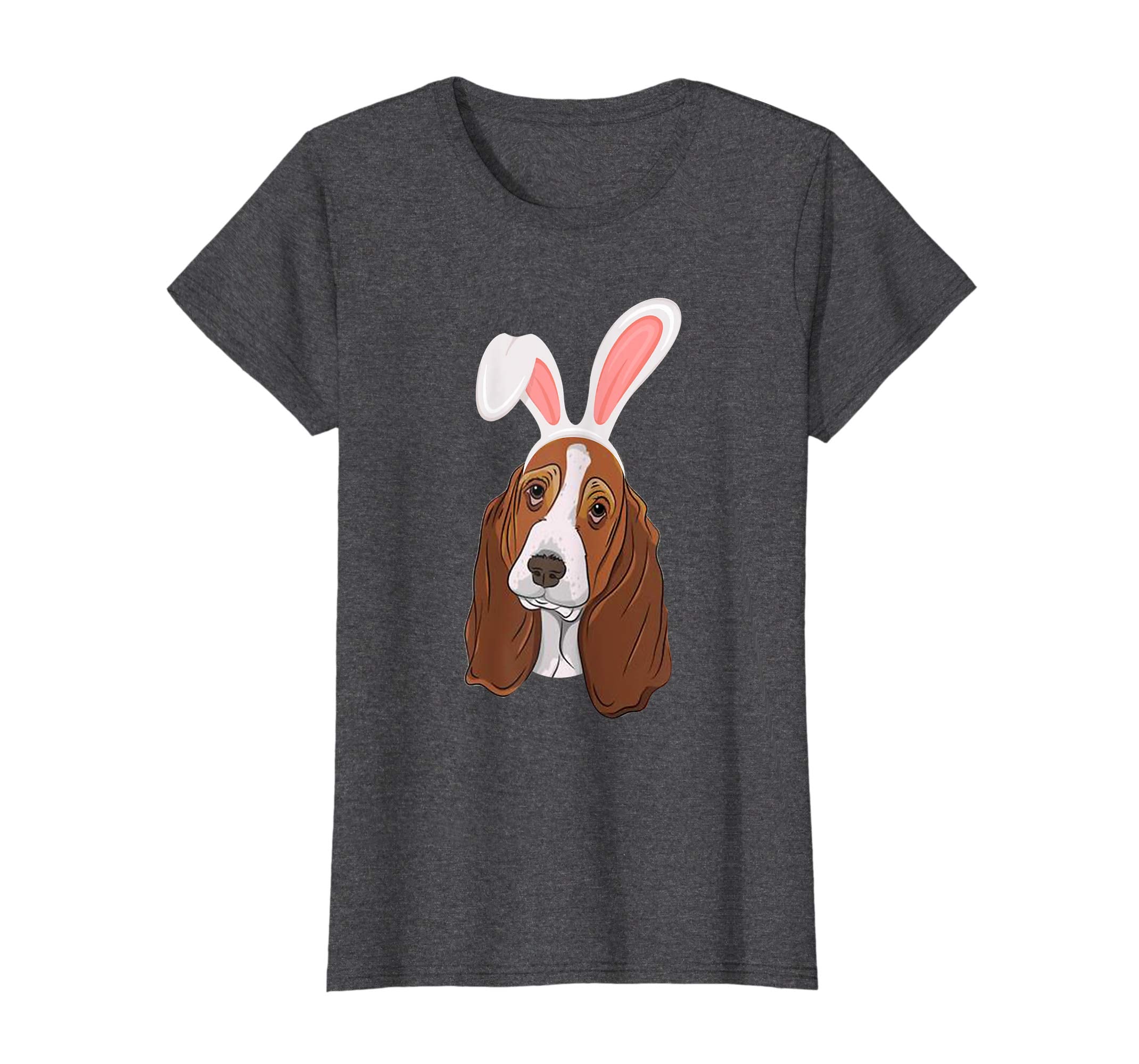 Basset Hound Dressed As Easter Bunny With Rabbit Ears Shirt