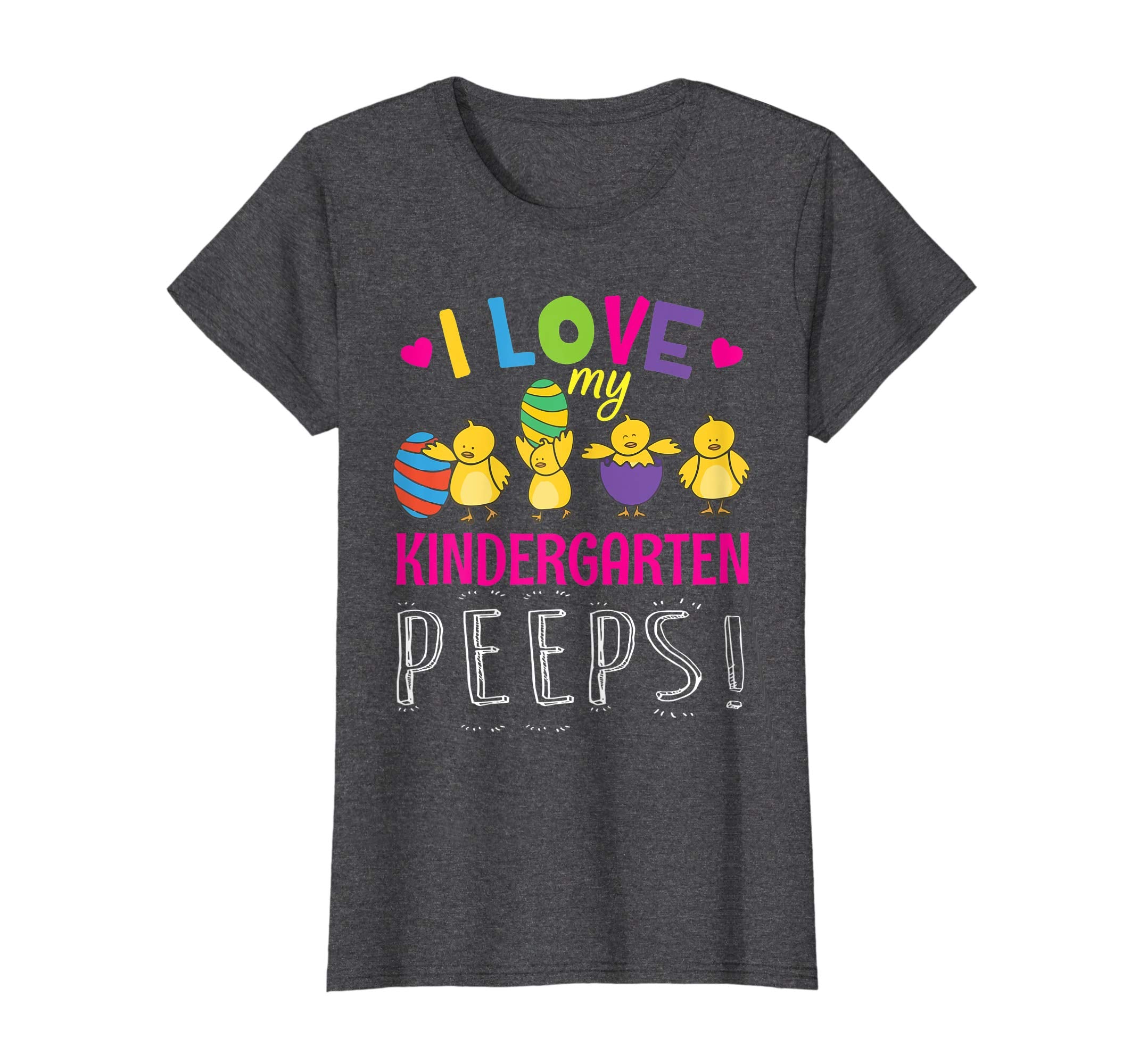 Hearts Chicks Easter Eggs I Love My Kindergarten Peeps Shirt