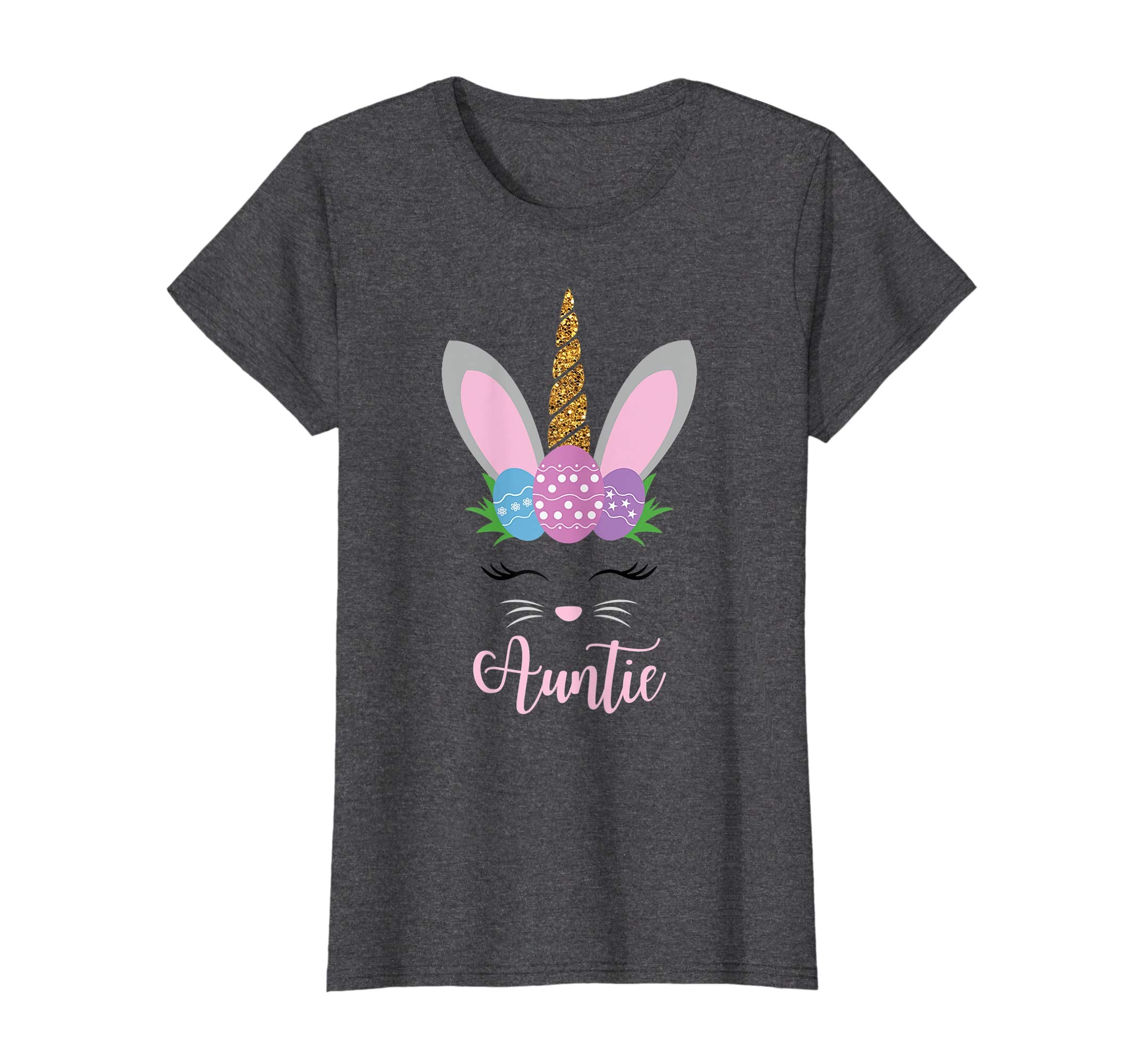 Auntie Easter Bunny Unicorn Funny T-Shirt Cute Bunnies Gift