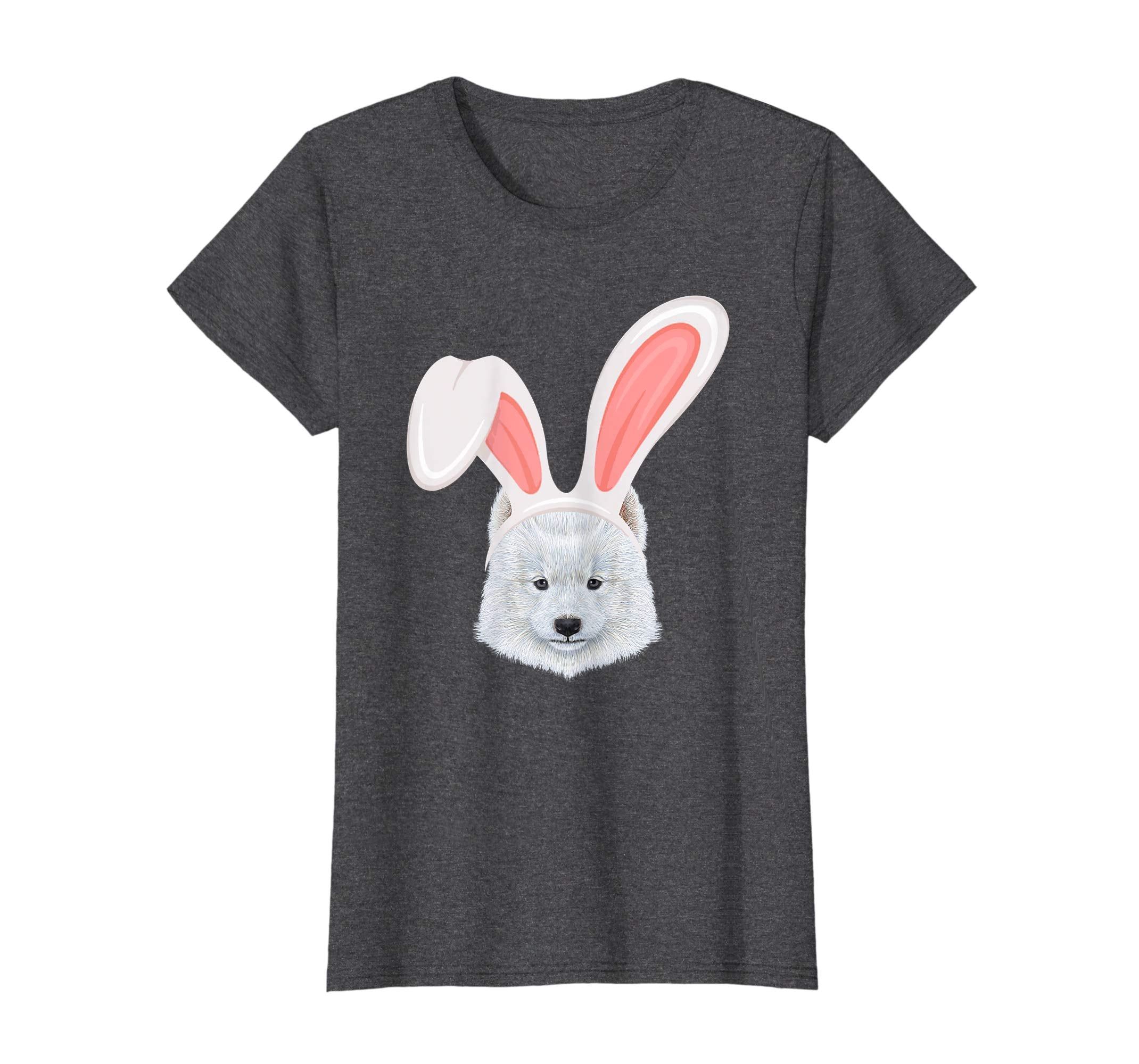 American Eskimo Dressed As Easter Bunny Rabbit Ears T-Shirt