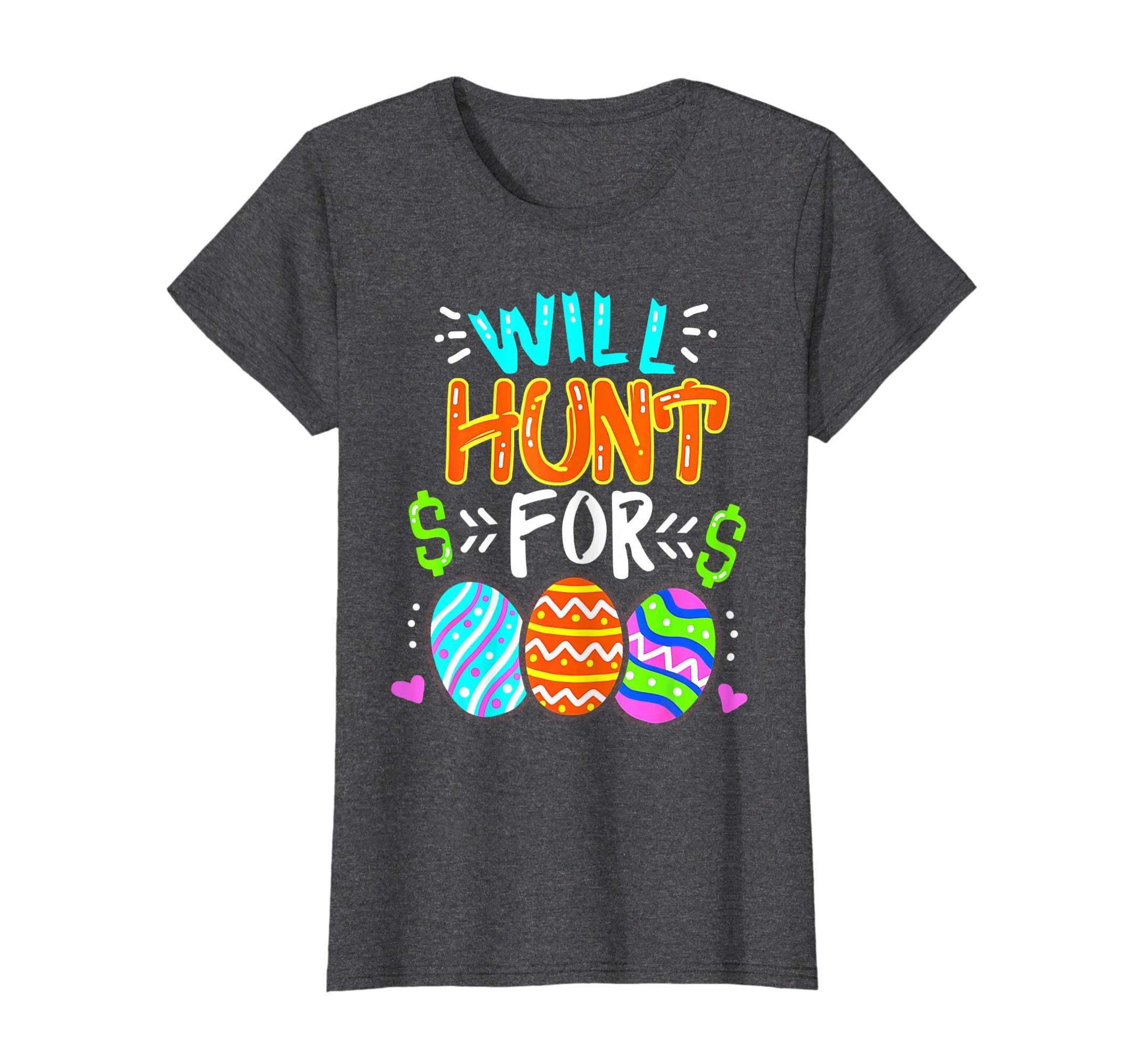 Happy Easter Day T-Shirt Colorful Egg Tee Gift Hunting Shirt