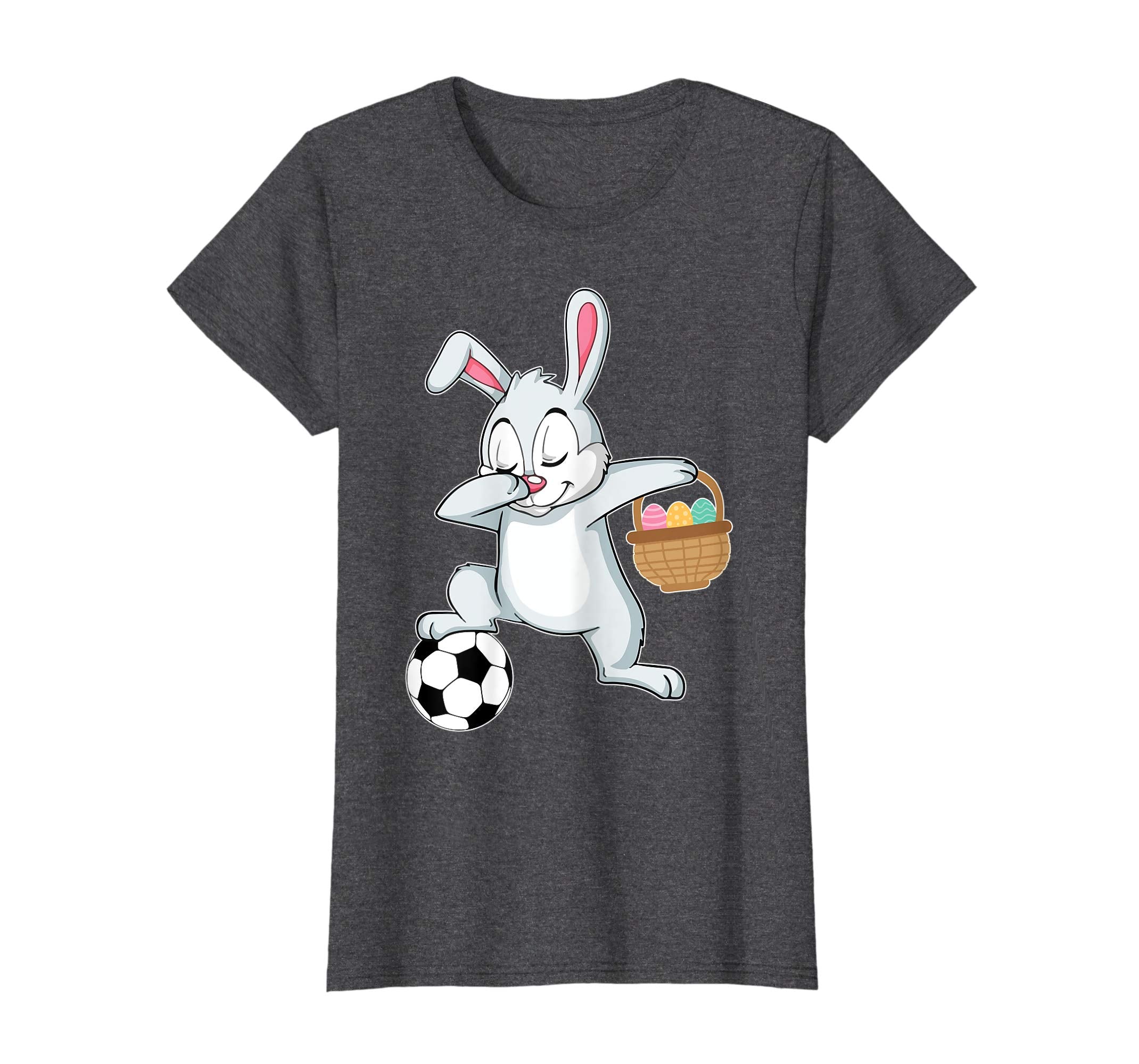 Bunny Rabbit With Easter Eggs Dabbing Playing Soccer Shirt