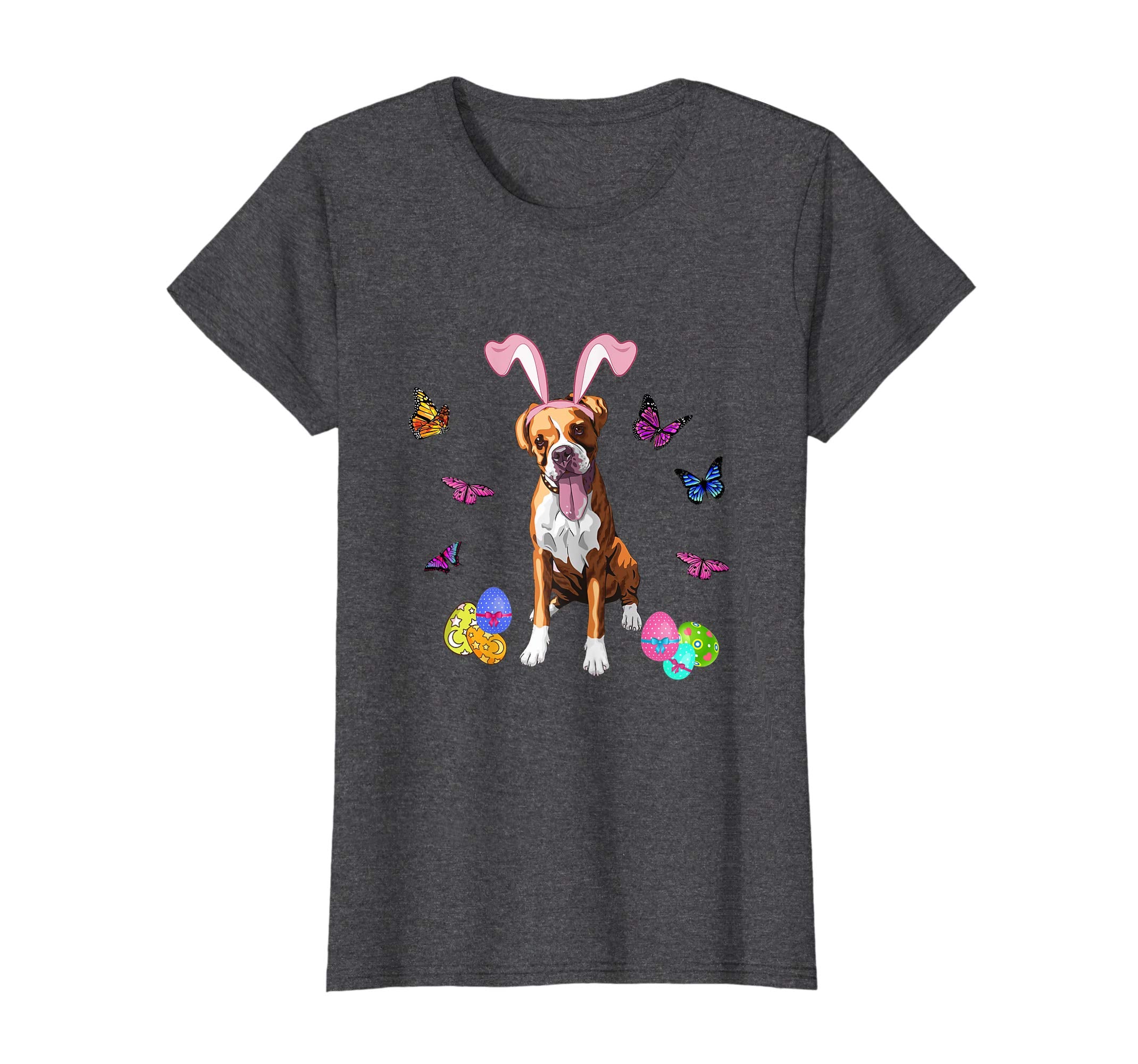 Boxer Bunny Rabbit Happy Easter Day T-Shirt
