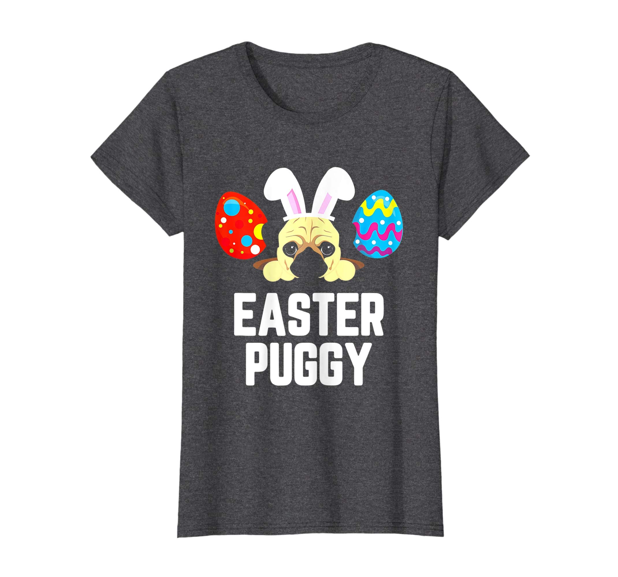 Easter Puggy Cute Dog Pug Funny Easter T-Shirt Women Kids