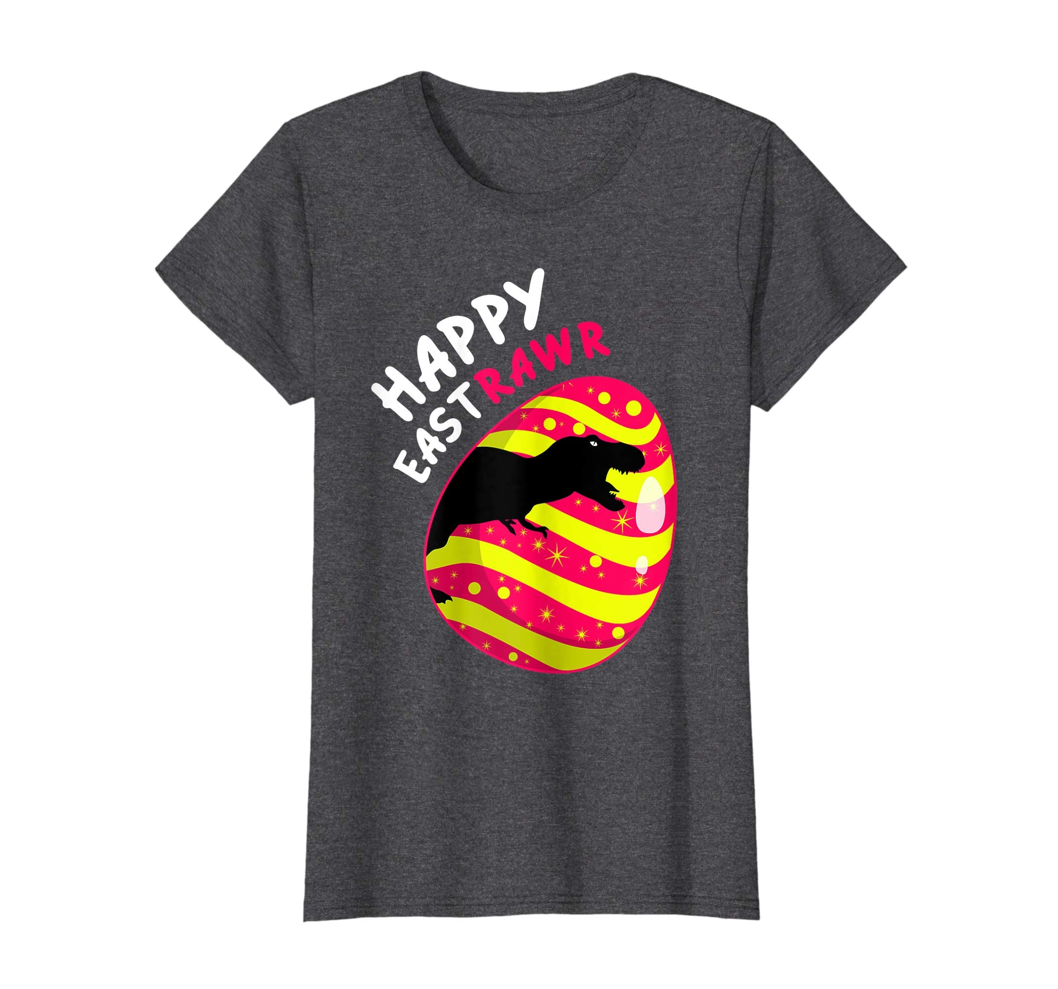 Funny Happy Eastrawr TShirt Kids T Rex Dinosaur Easter Shirt