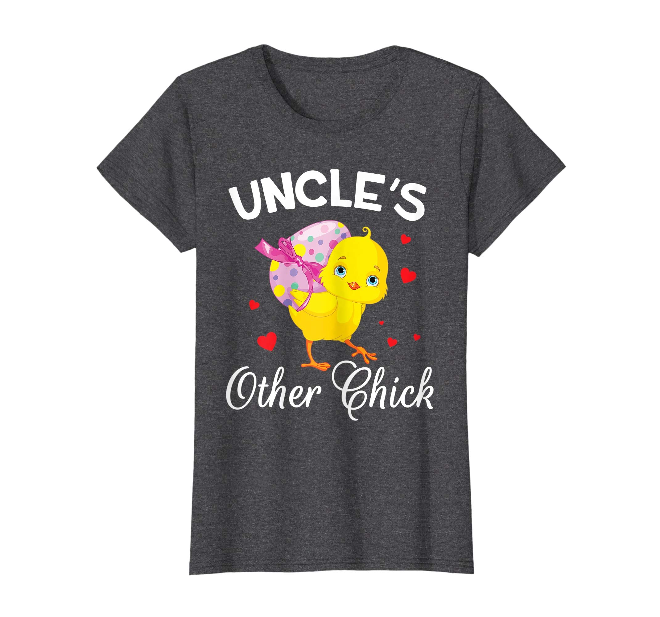 Hearts Chick With Big Easter Egg Shirt Uncle's Other Chick