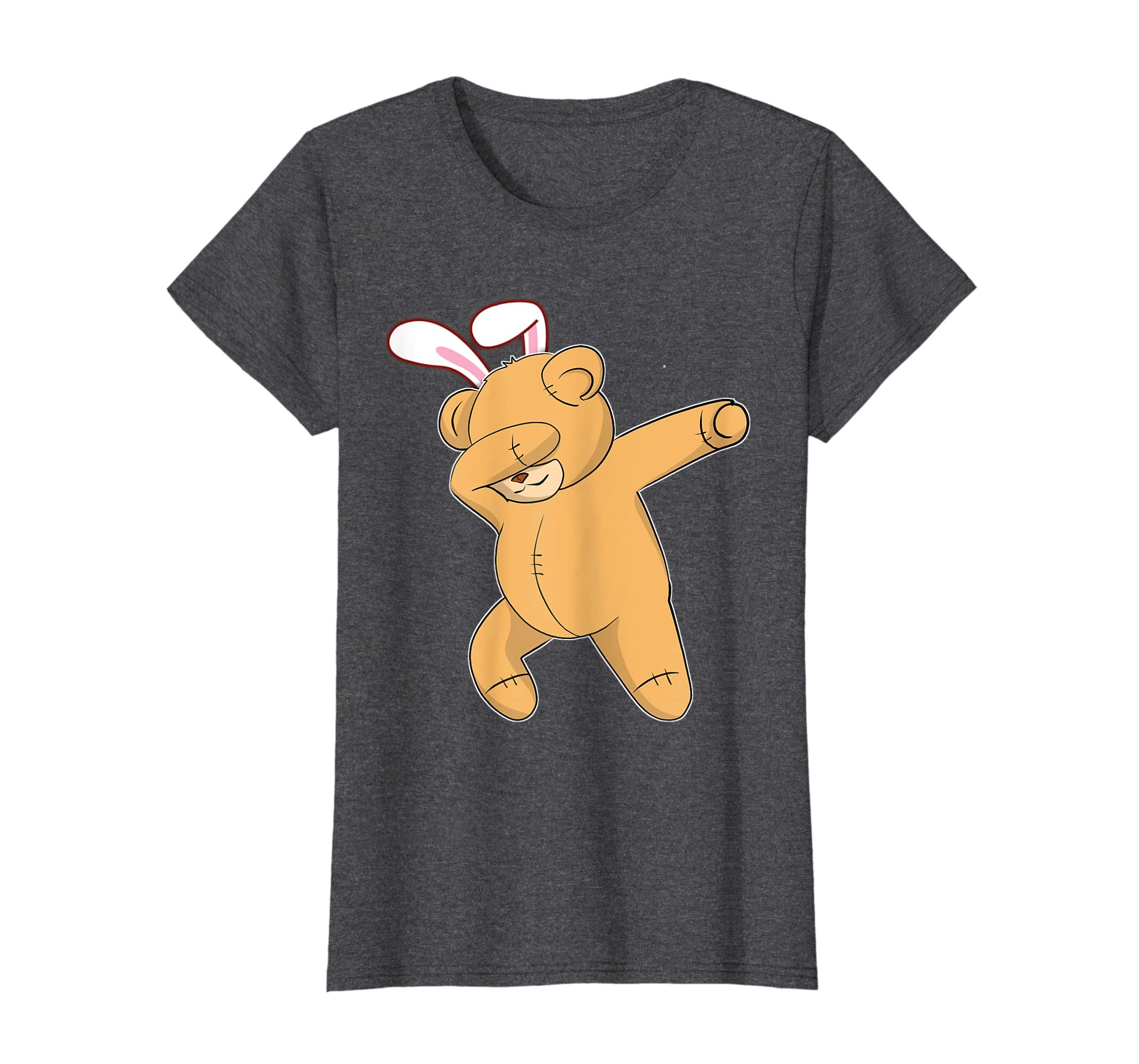 Easter Bunny Dabbing Teddy Bear Tshirt Rabbit Ears Gift