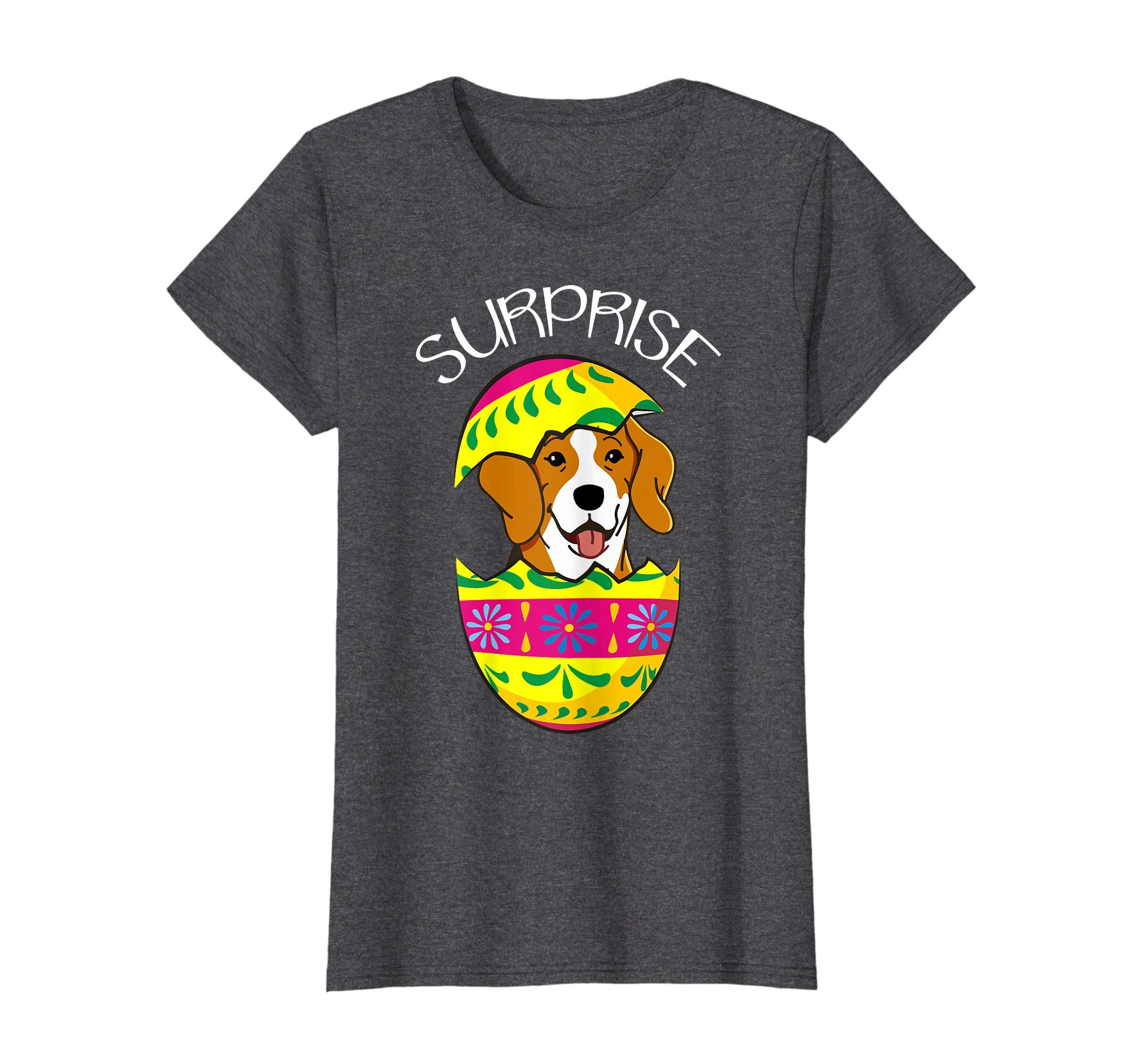 Funny Cute Puppy Beagle Hatches Easter Egg Easter T-Shirt