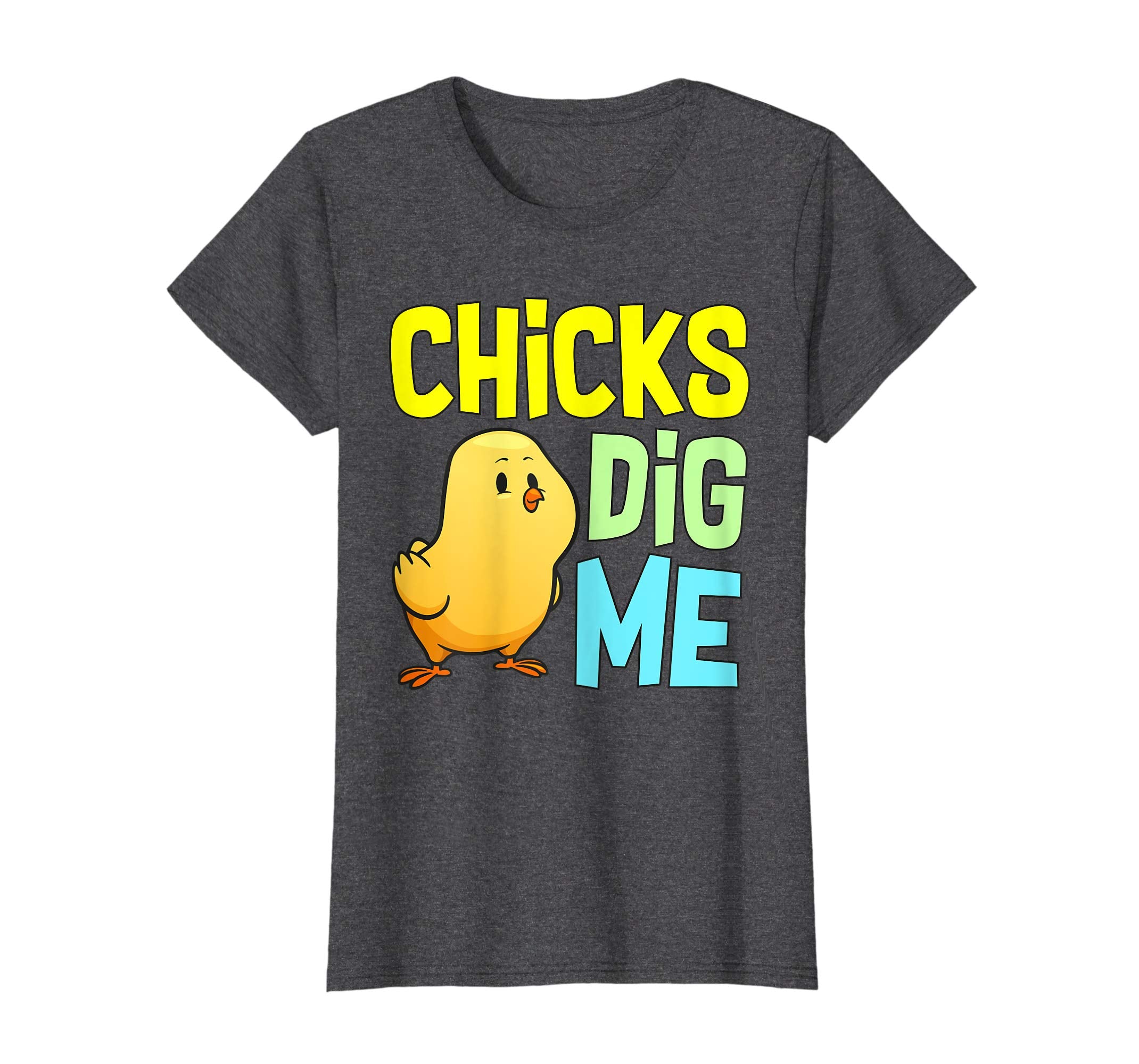 Chicks Dig Me Egg Hunt Happy Easter Kids Boys Girls T Shirt