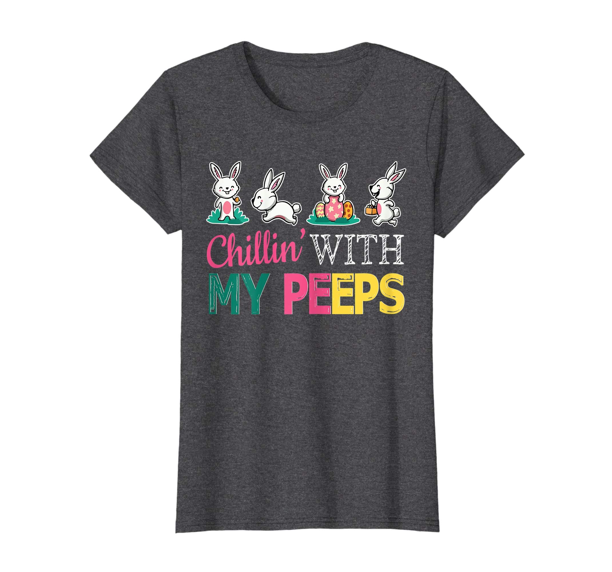 Bunny Rabbit Play Easter Eggs Chillin' With My Peeps Shirt