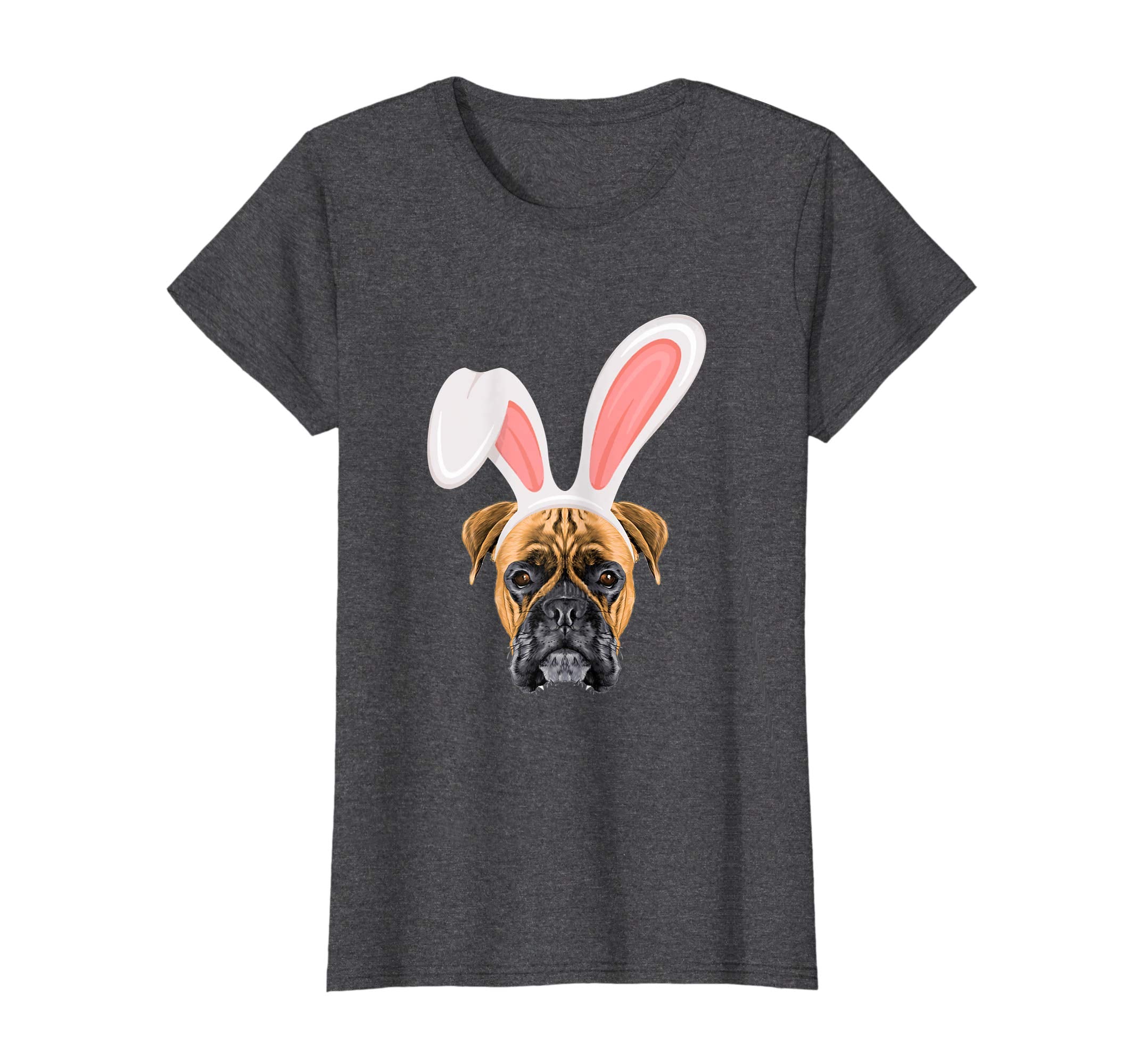 Funny Boxer Dressed As Easter Bunny With Rabbit Ears T-Shirt