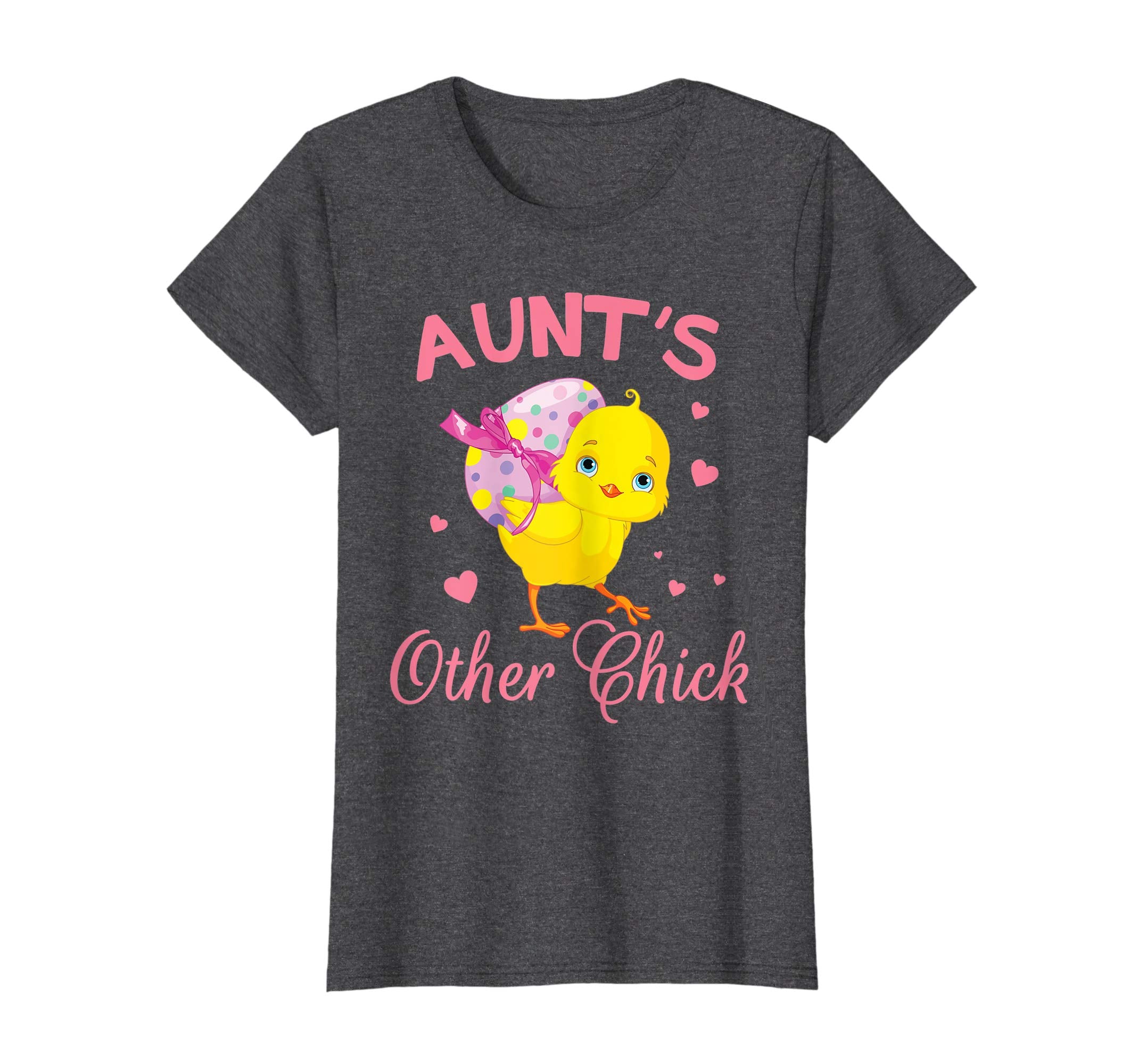 Hearts Chick With Big Easter Egg Shirt Aunt's Other Chick