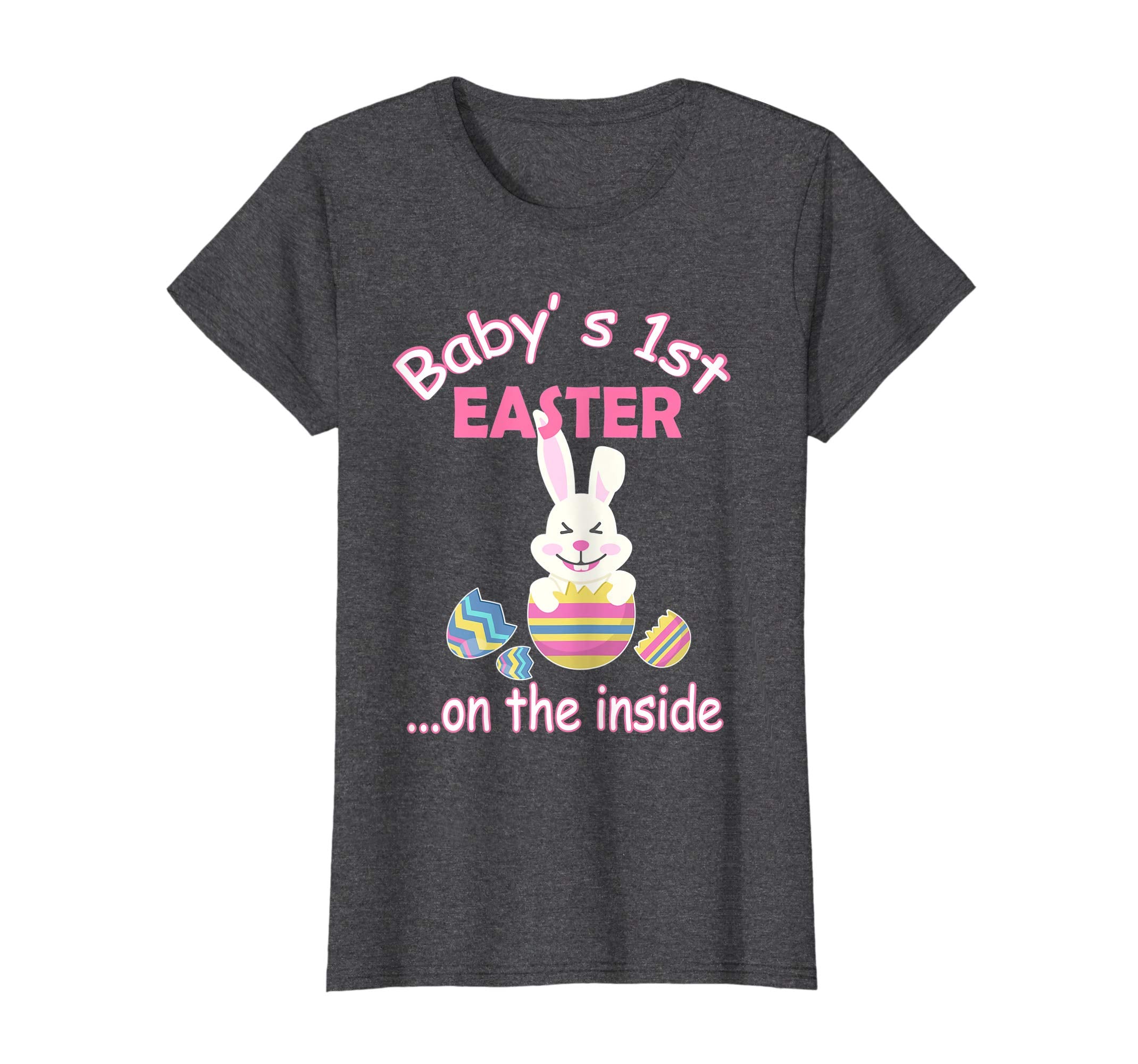 Bunny Open Easter Egg Baby's 1st Easter On The Inside Shirt