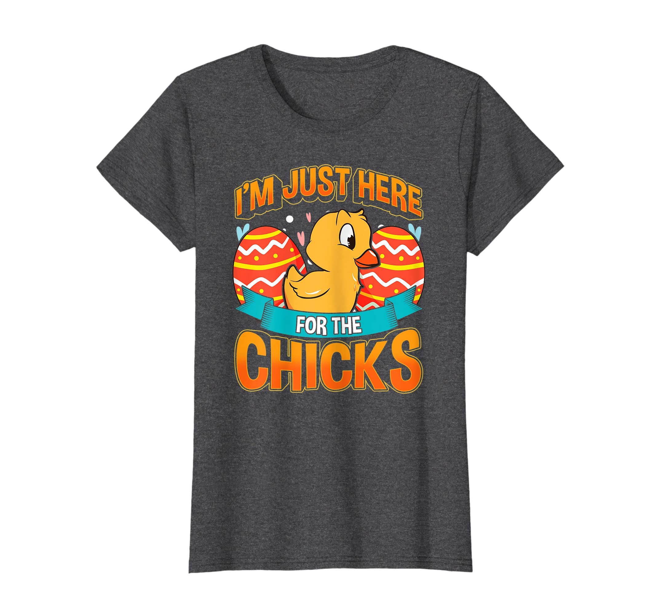 Just Here For The Chicks Cute Easter T Shirt For Kids