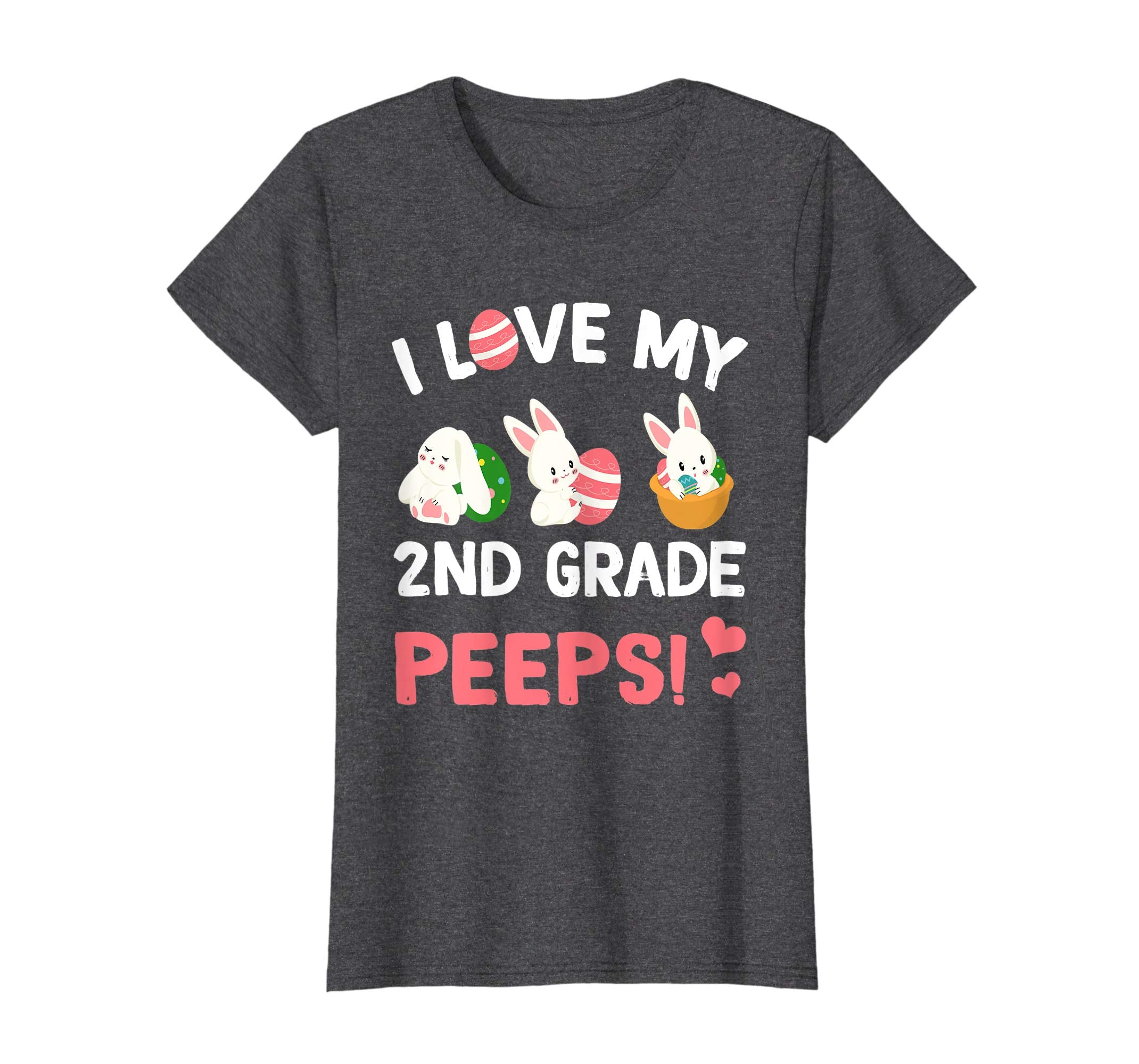 I Love My 2nd Grade Peeps Bunnies Easter Teacher T-Shirt