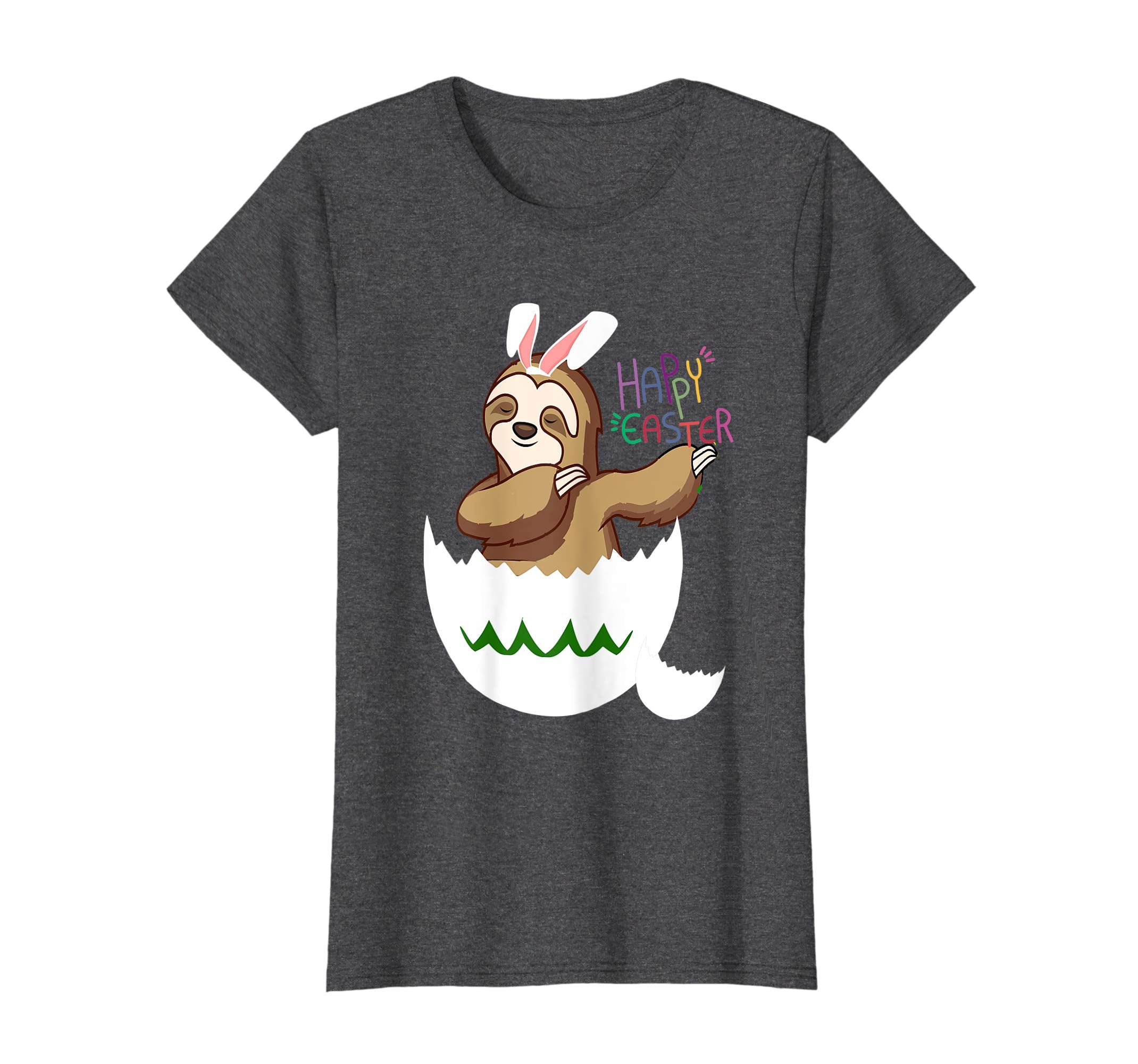 Happy Easter Shirt Dabbing Sloth Bunny Easter
