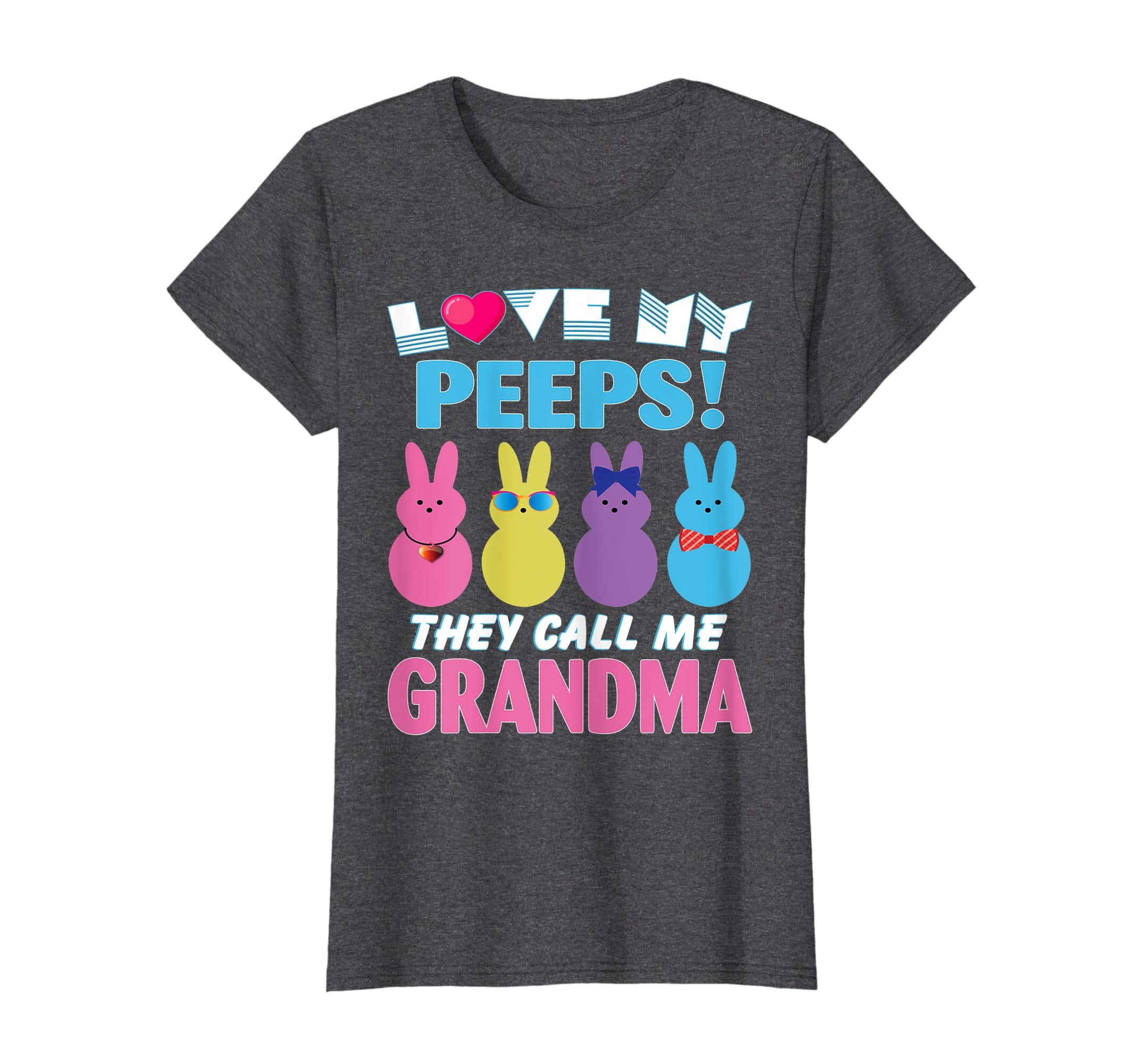 I Love My Bunnies Peeps They Call Me Grandma Easter Shirt